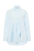 Peplum Drape Shirt 