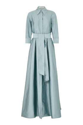Trench Gown:Silver:10