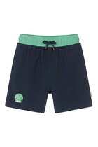 Kids Spike the Dinosaur Swim Shorts