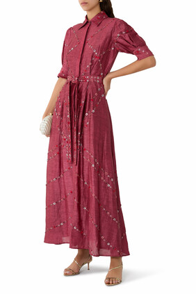 Louisa Draped Gown