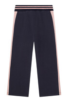 Kids Logo Palazo Fleece Pants