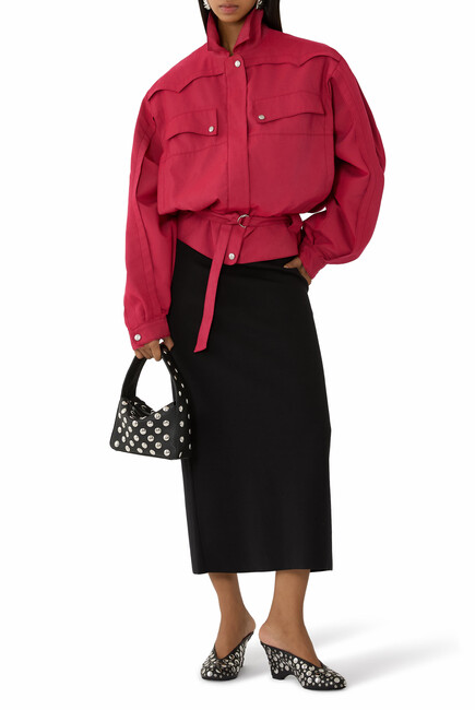 Oversized Lyocell Jacket 