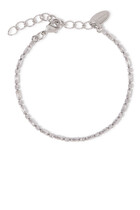 Evelyne Bracelet, 18K Gold-Plated Brass & Crystals