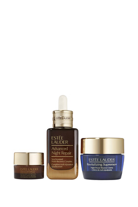 Nighttime Experts Repair + Bounce + Brighten Set