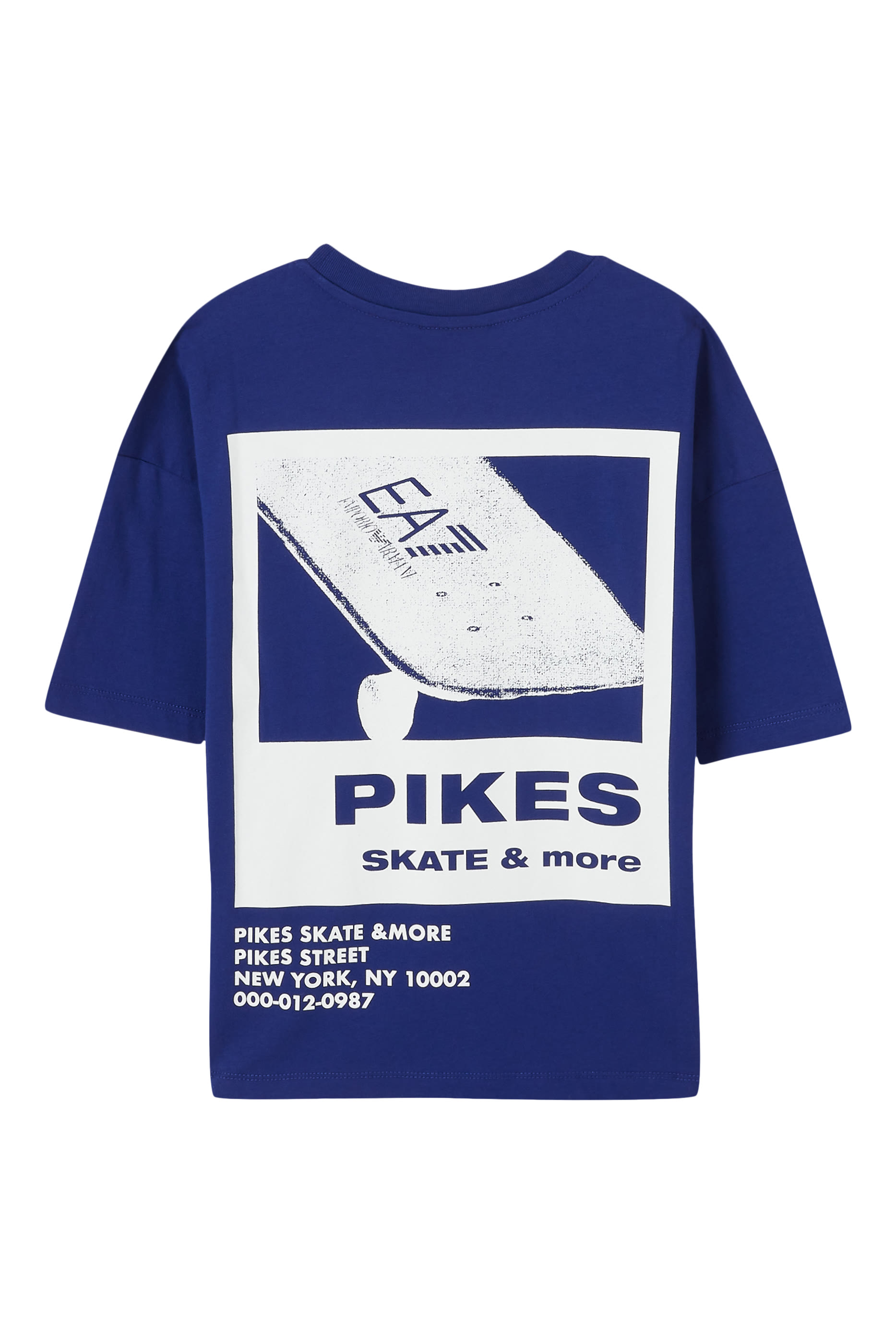 تيشيرت بطبعة شعار الماركة للأطفال