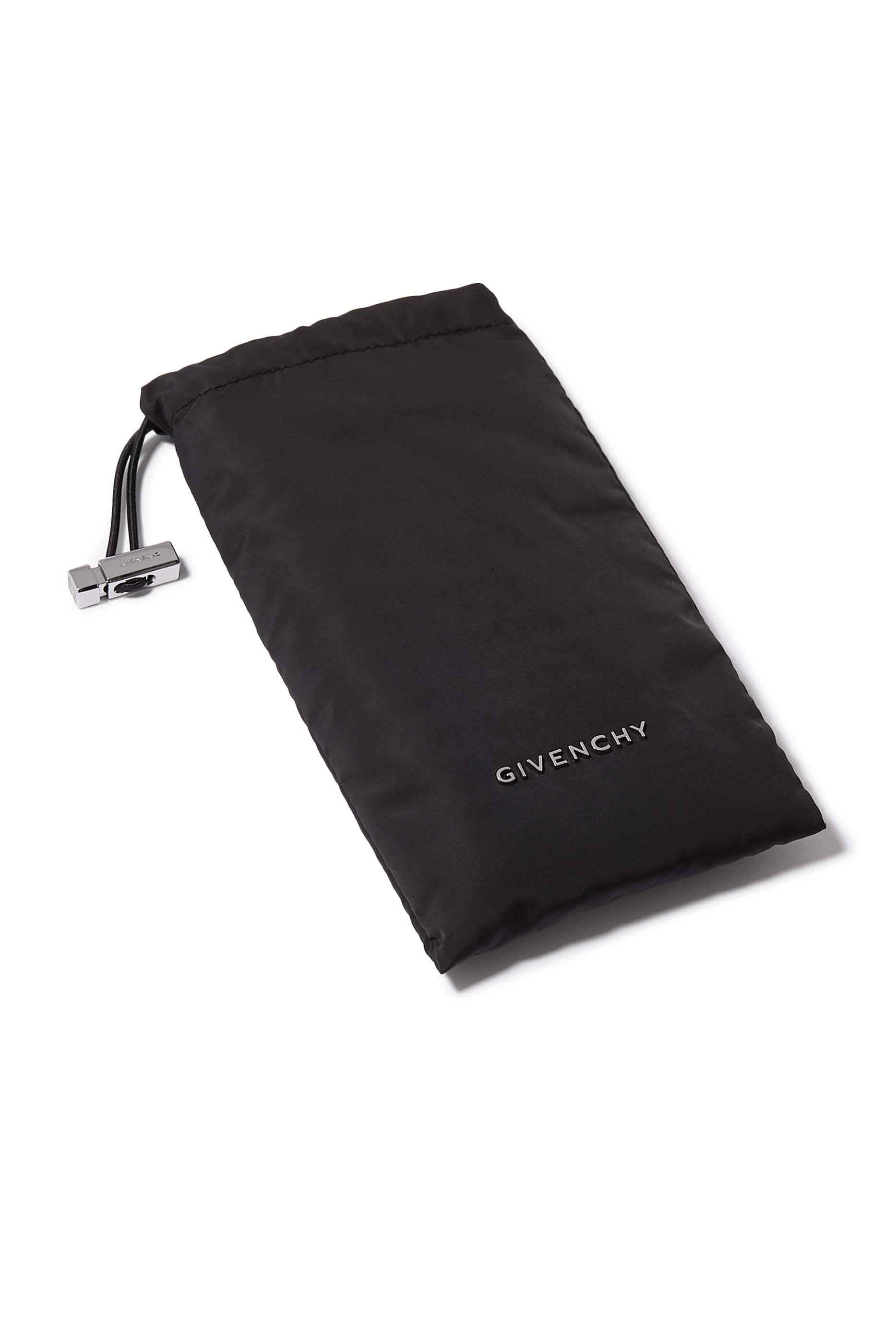 نظارة سبيد شمسية مزينة بشعار الماركة معدن