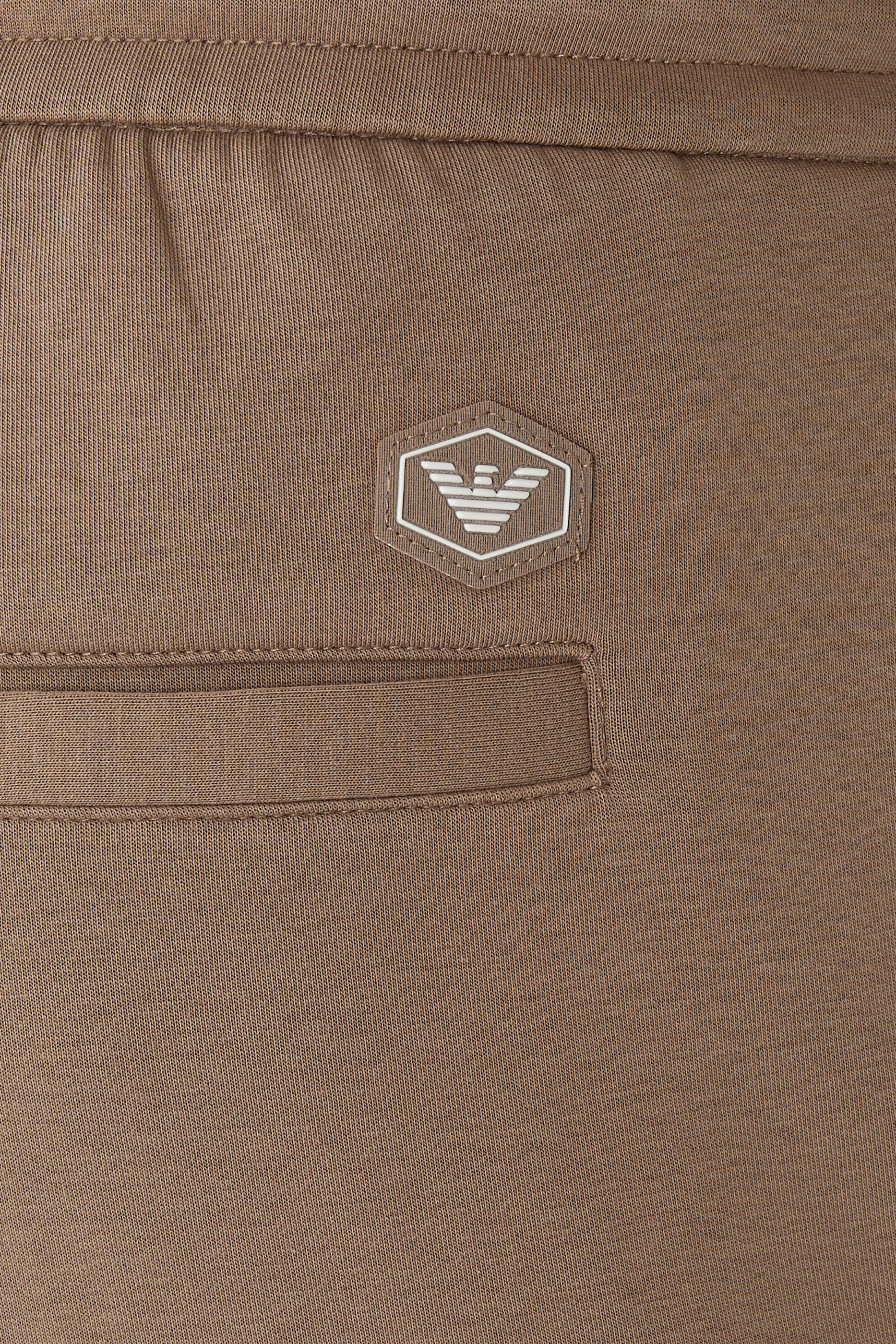 بنطال رياضي بشعار الماركة بحجم صغير جيرسيه مزدوج