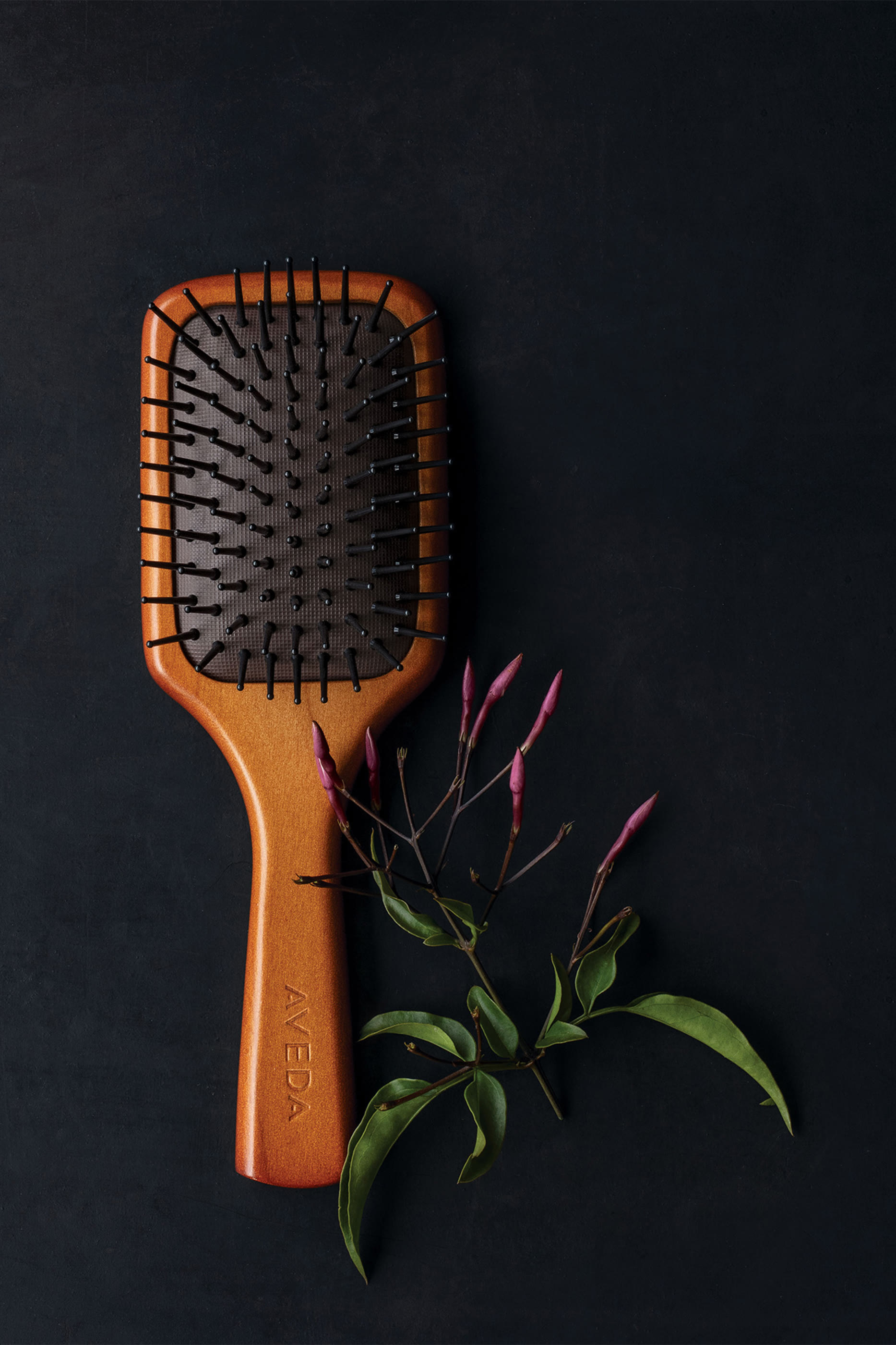 فرشاة خشبية عريضة