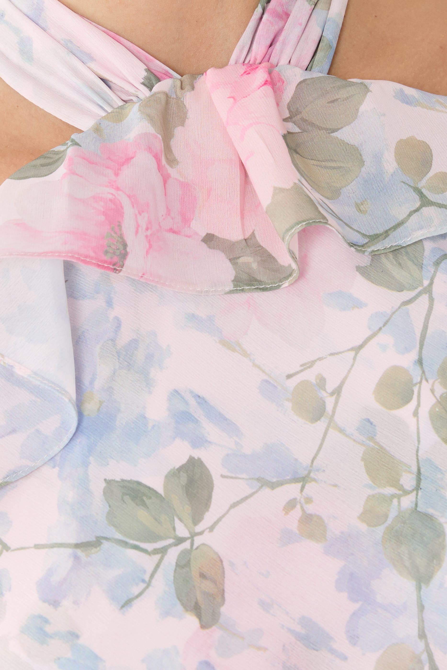 فستان سهرة كاميل بطول الكاحل شيفون بلون متدرج