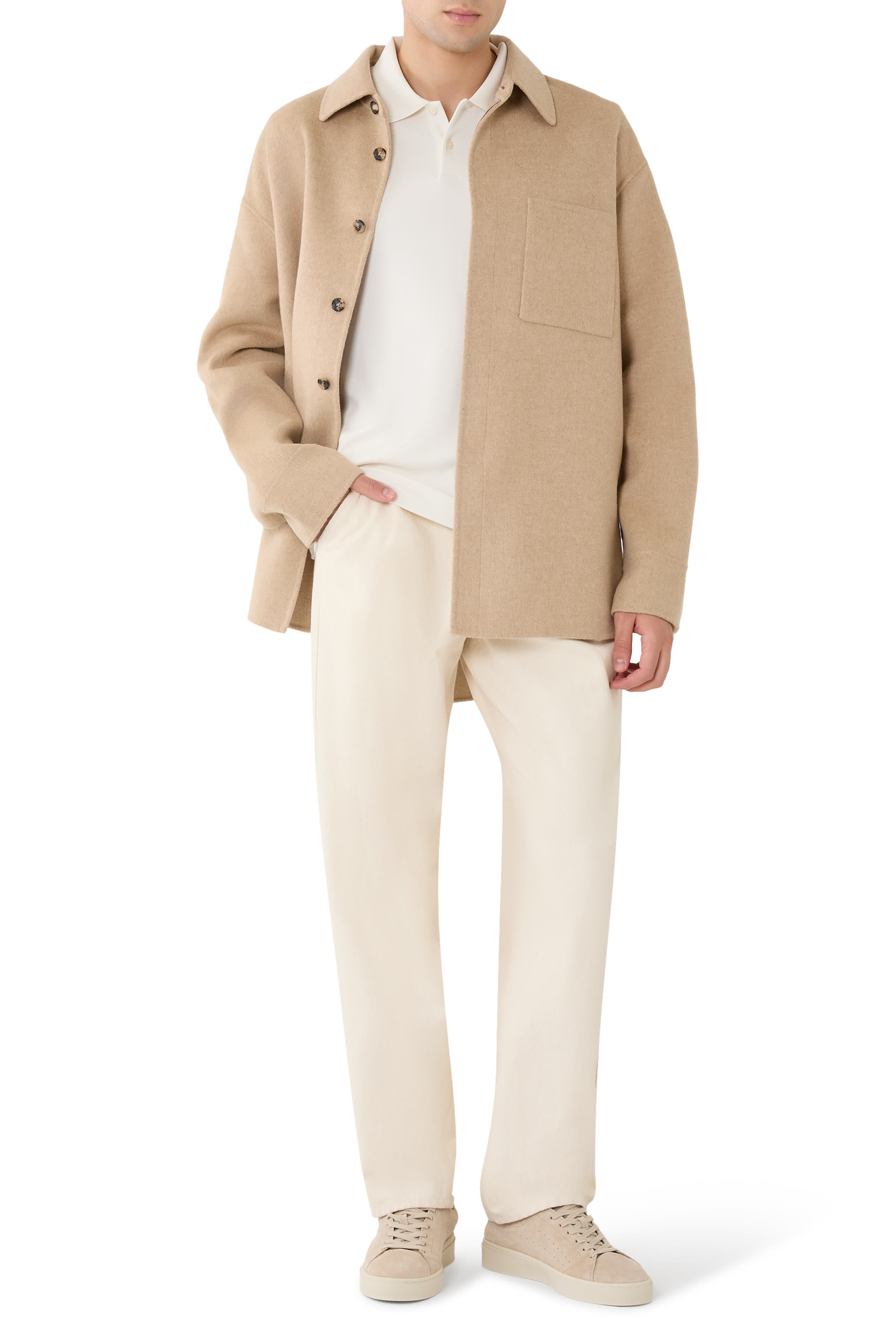 قميص بولو بأكمام طويلة