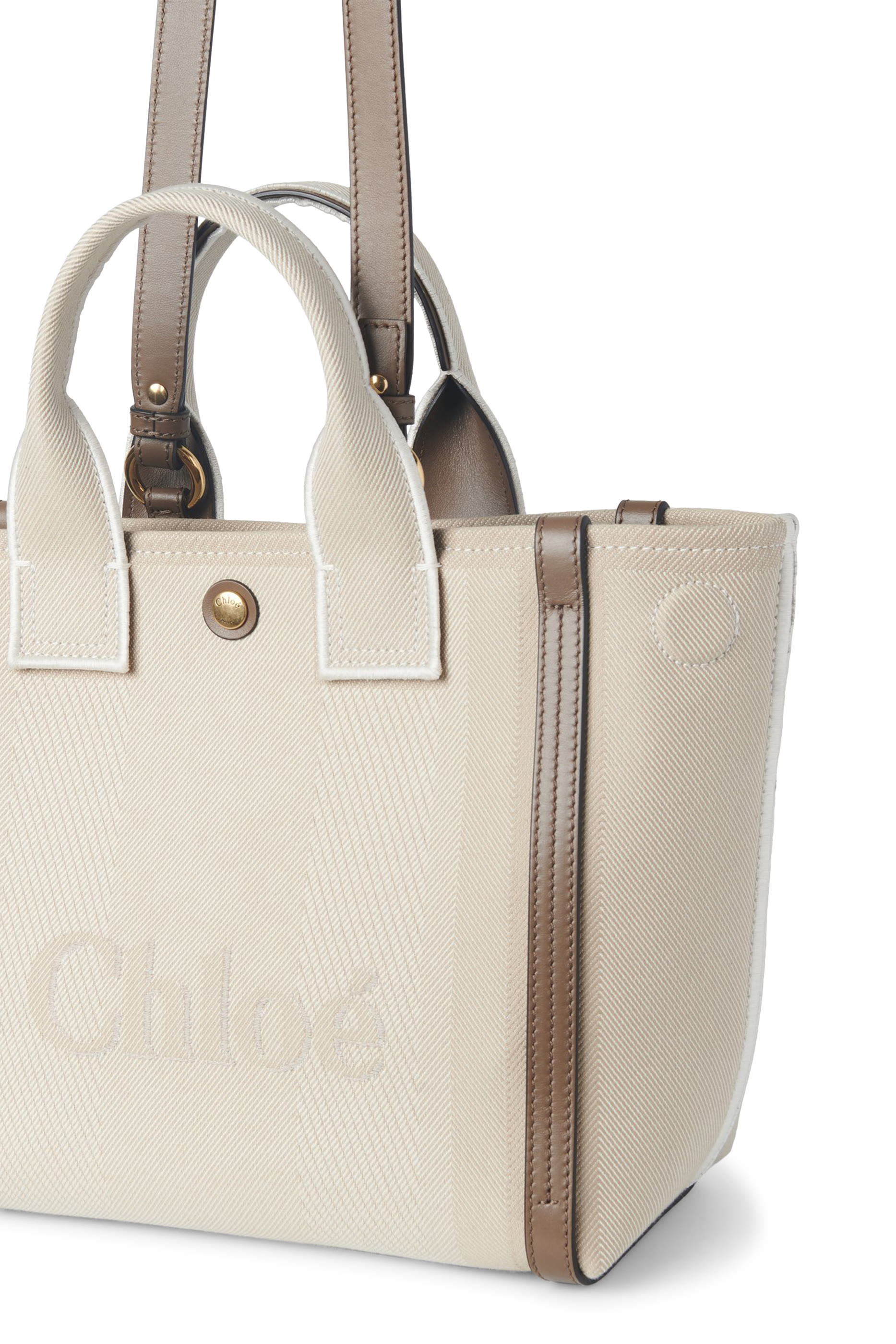 حقيبة يد كاري صغيرة قماش قنب