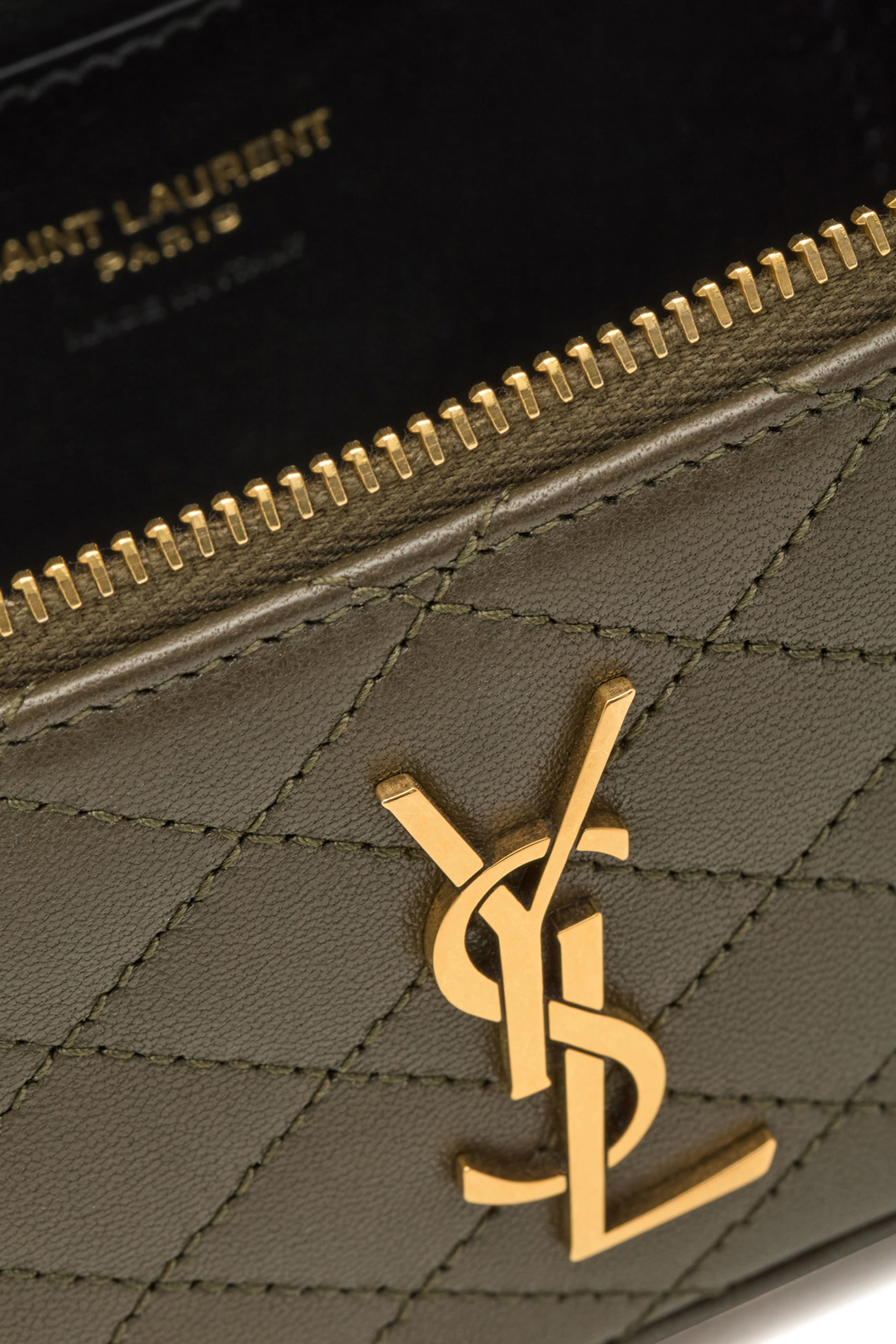 حقيبة مستحضرات تجميل غابي جلد حمل