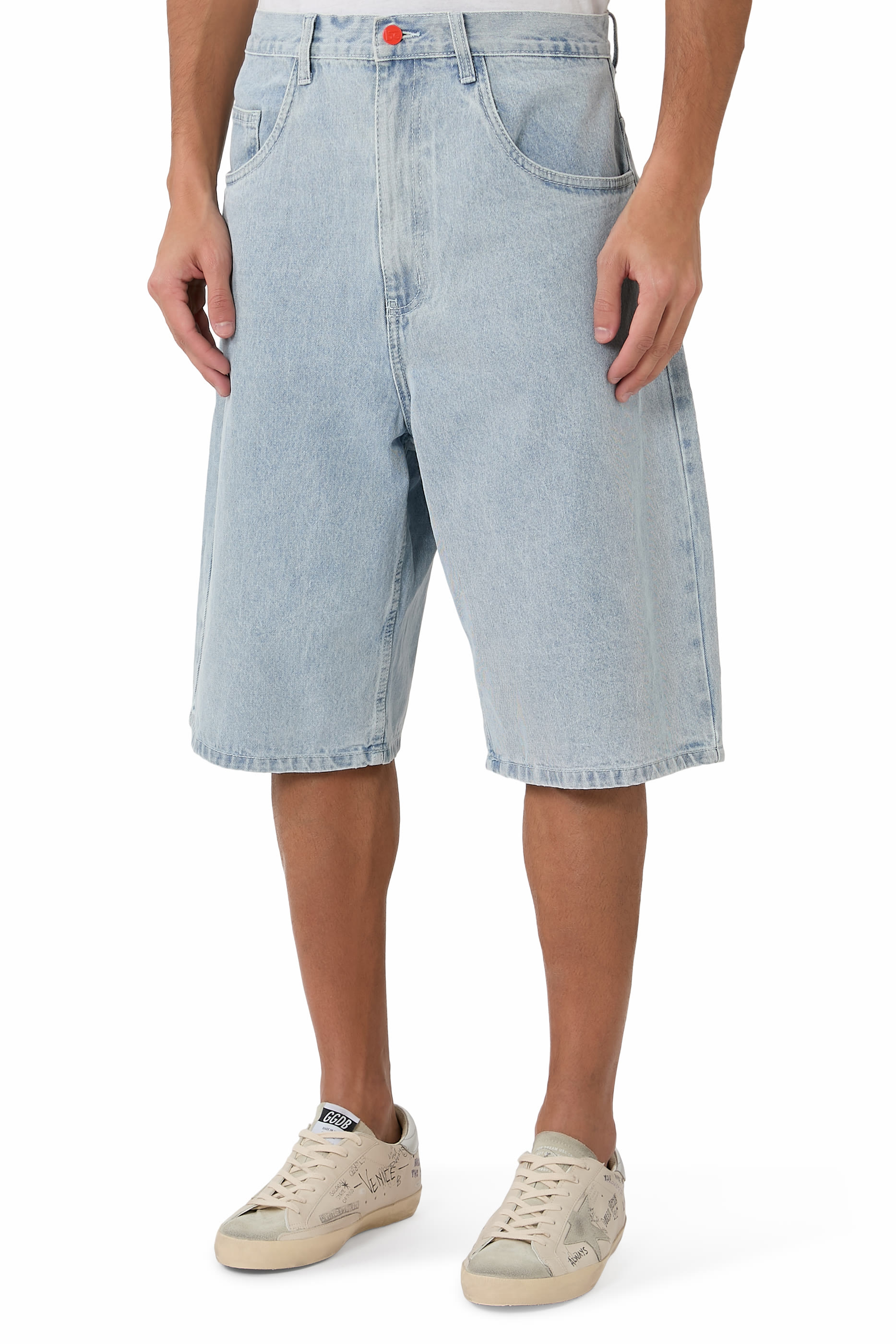 بنطال جينز بحياكة دنيم