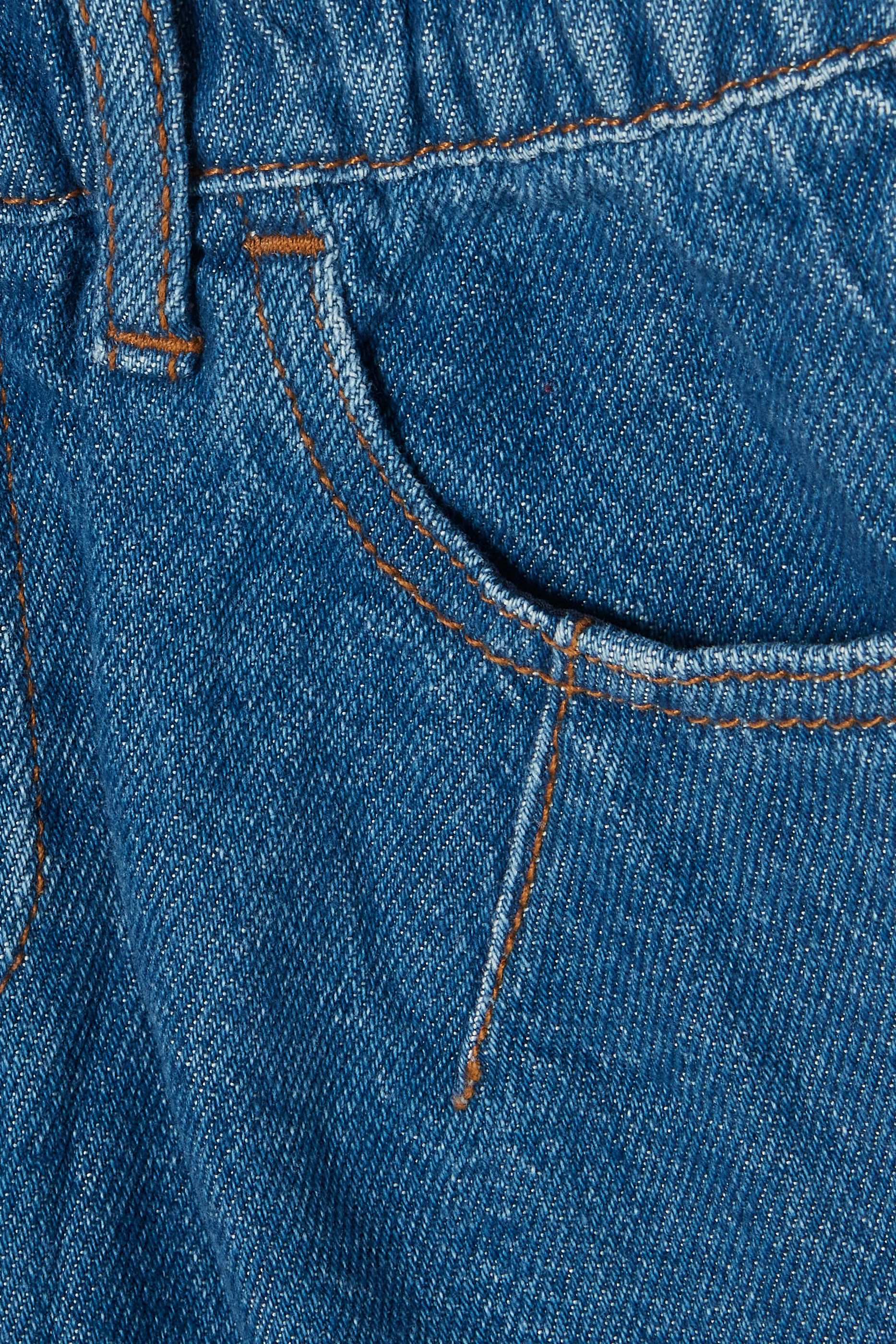 بنطال بحلية شعار الماركة معدنية للأطفال