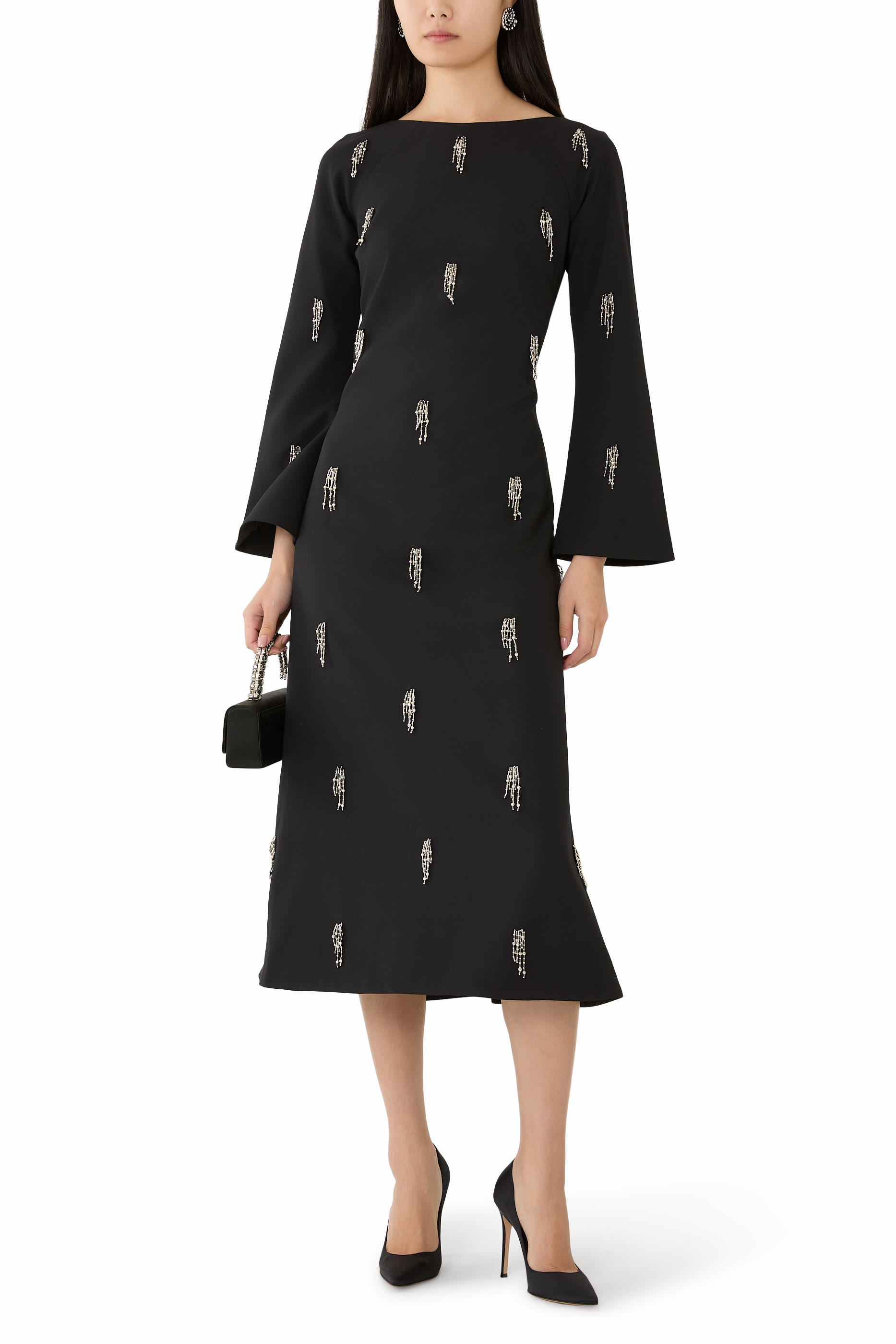 فستان كوريتا قصير مزين