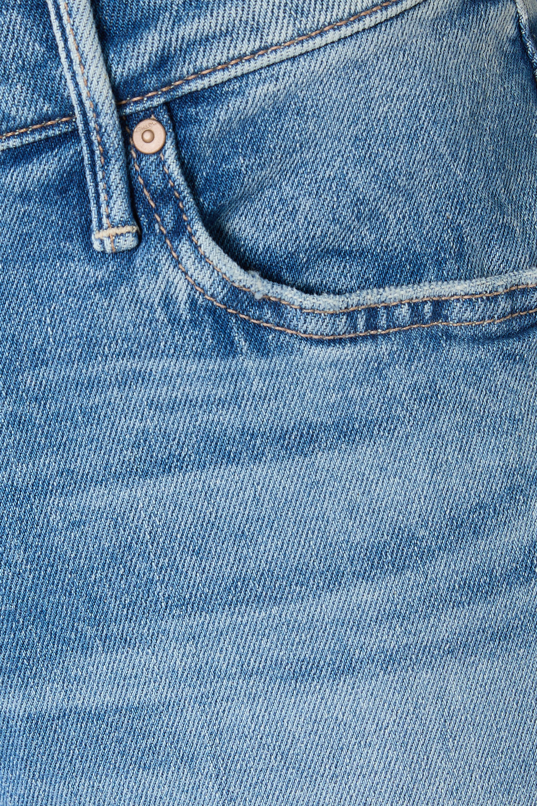 بنطال جينز سويشر سنيك بحافة منسلة