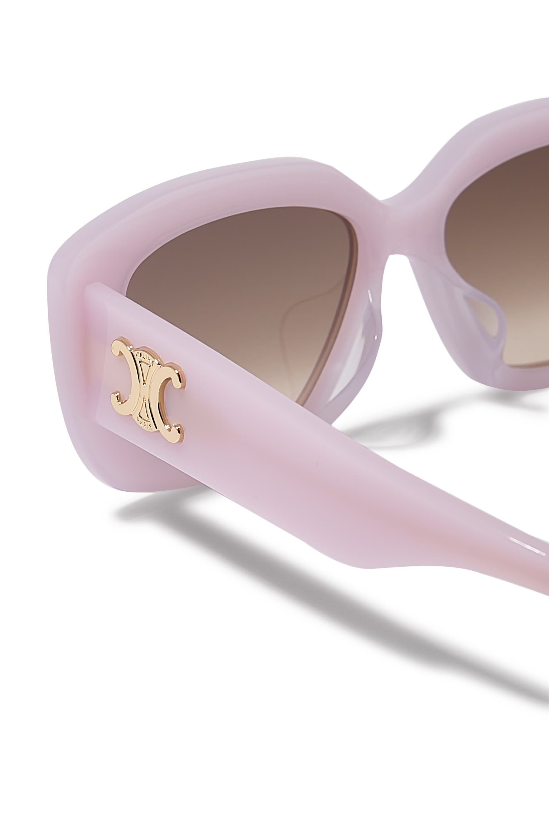 نظارة شمسية بشعار تريومف بإطار مستطيل