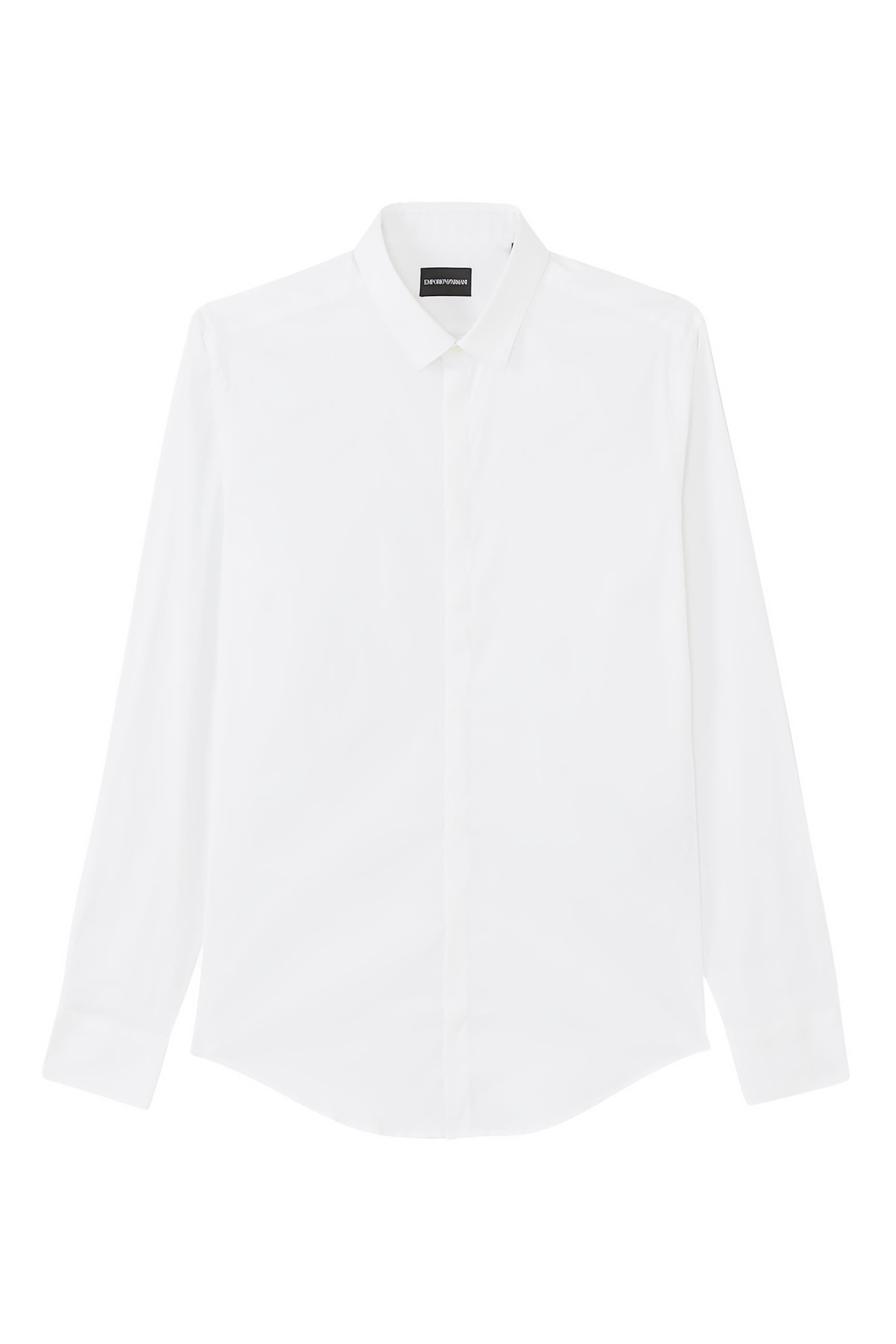 قميص كلاسيك قطن بصف أزرار