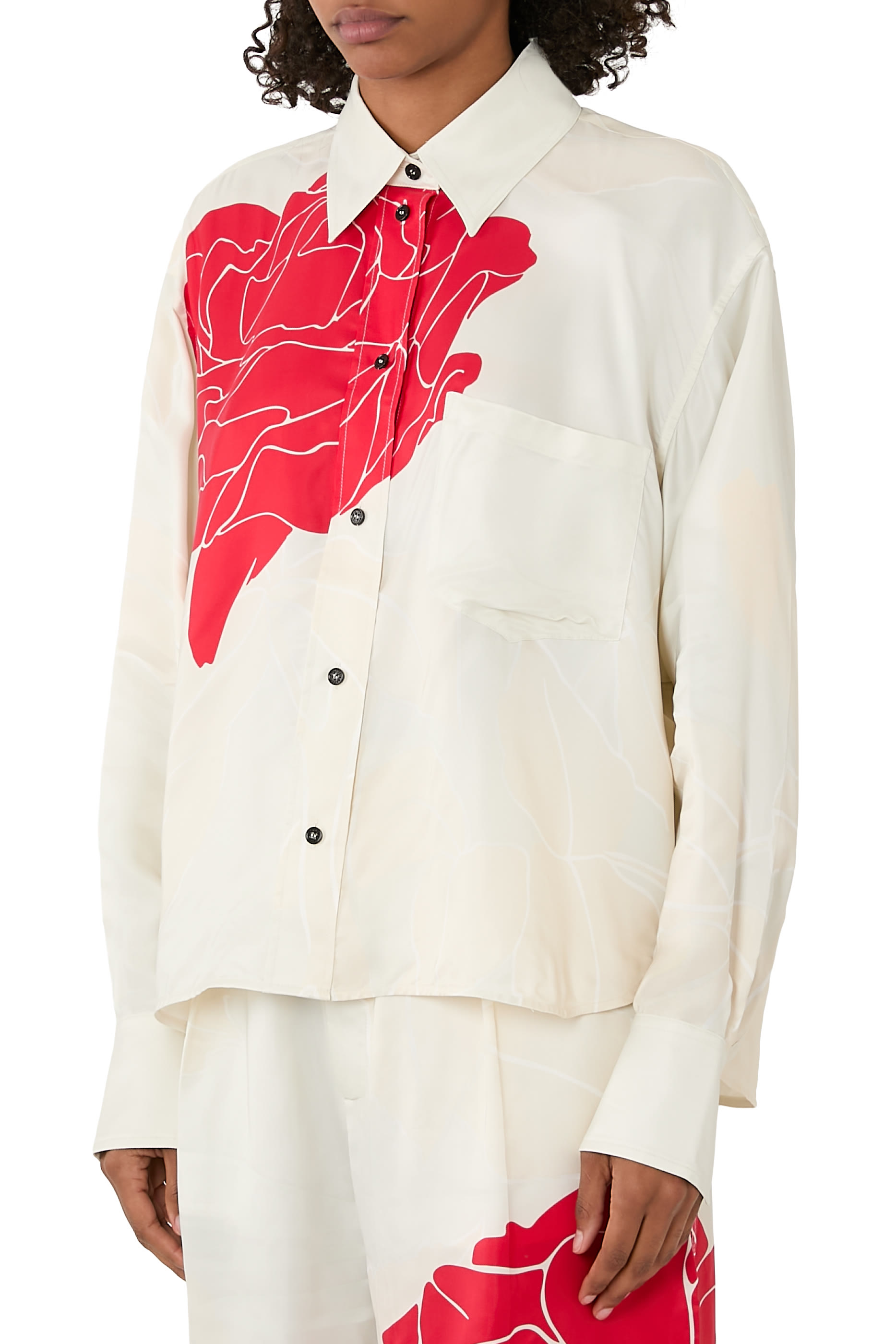 Shell Floral Print Shirt