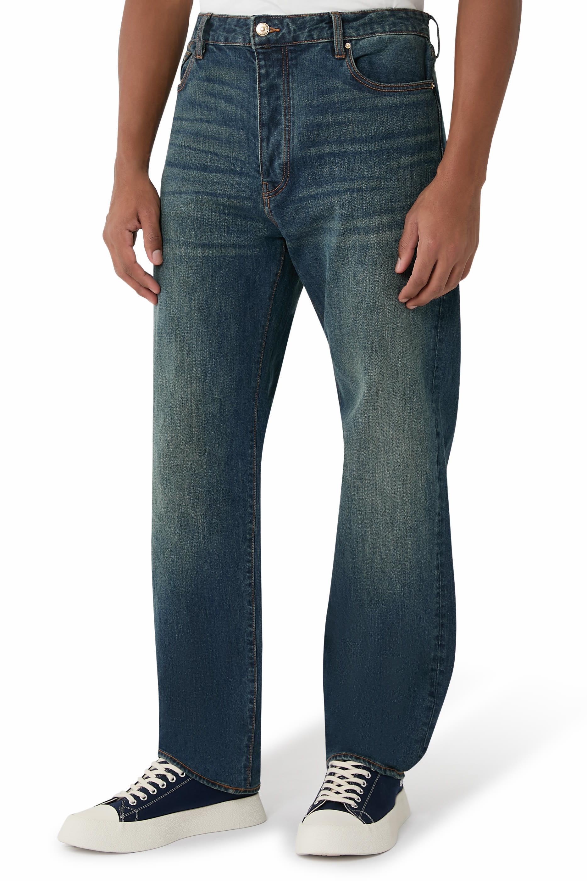 Straight Fit 5-Pocket Denim