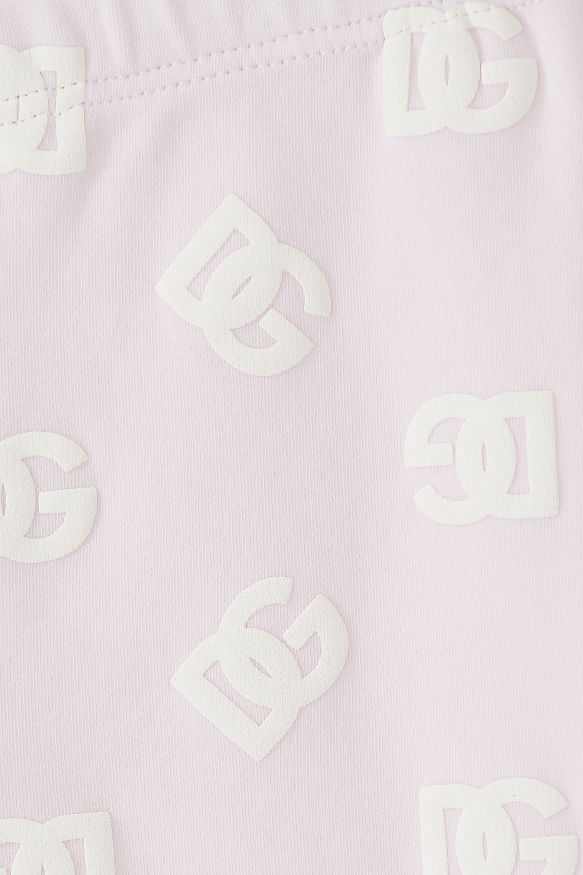 بنطال للأطفال بحروف الماركة بتصميم متداخل