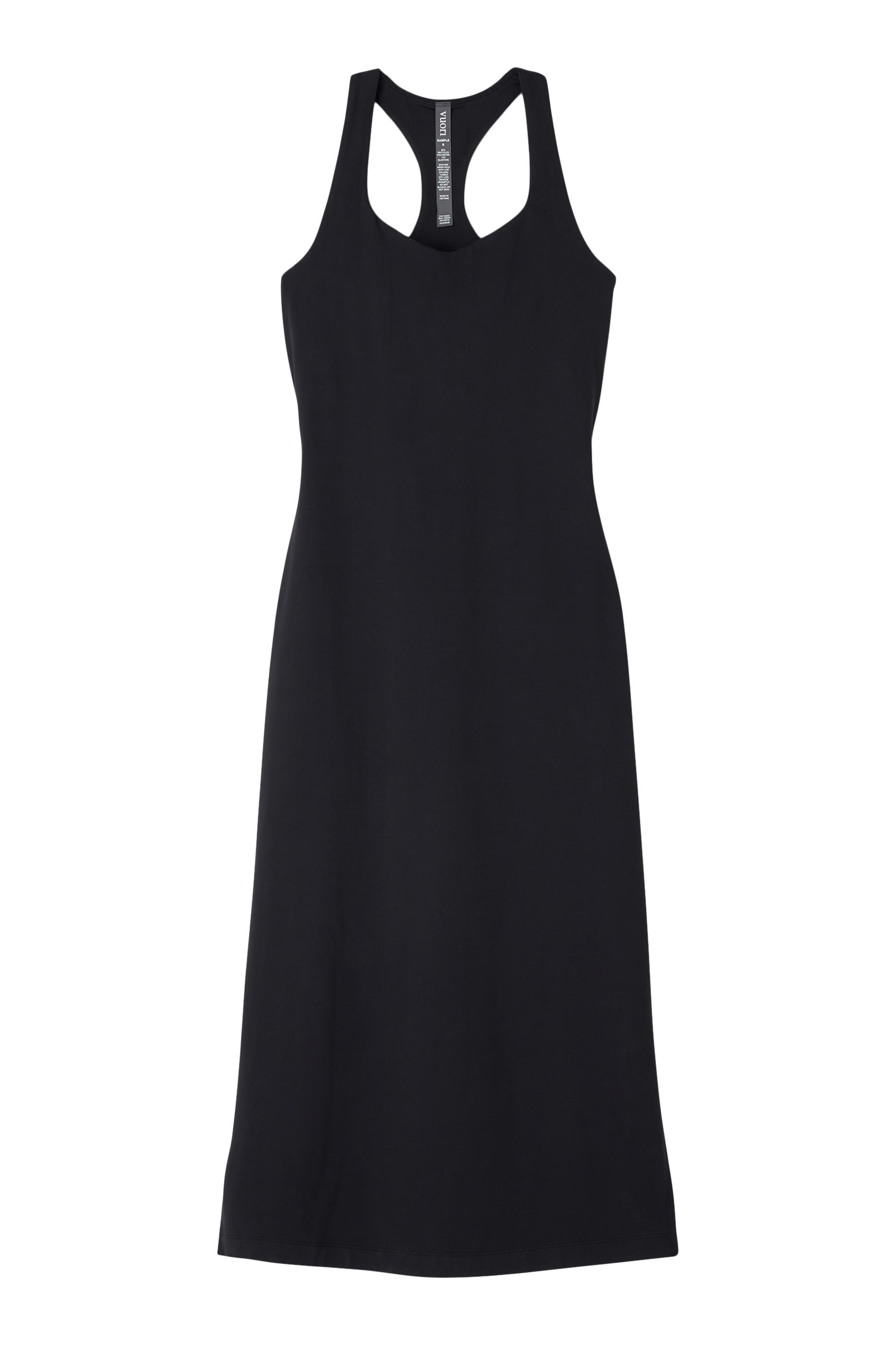 فستان هالو بظهر بأشرطة