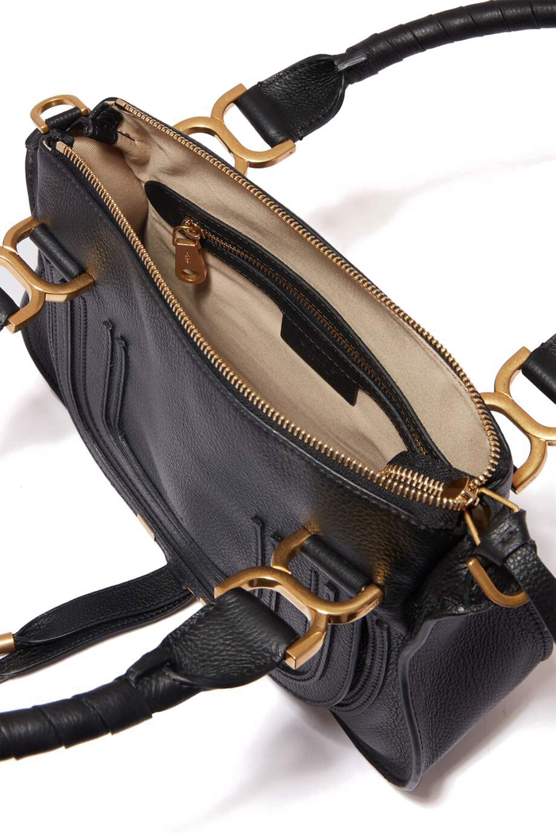 حقيبة مارسي بيد علوية مزدوجة