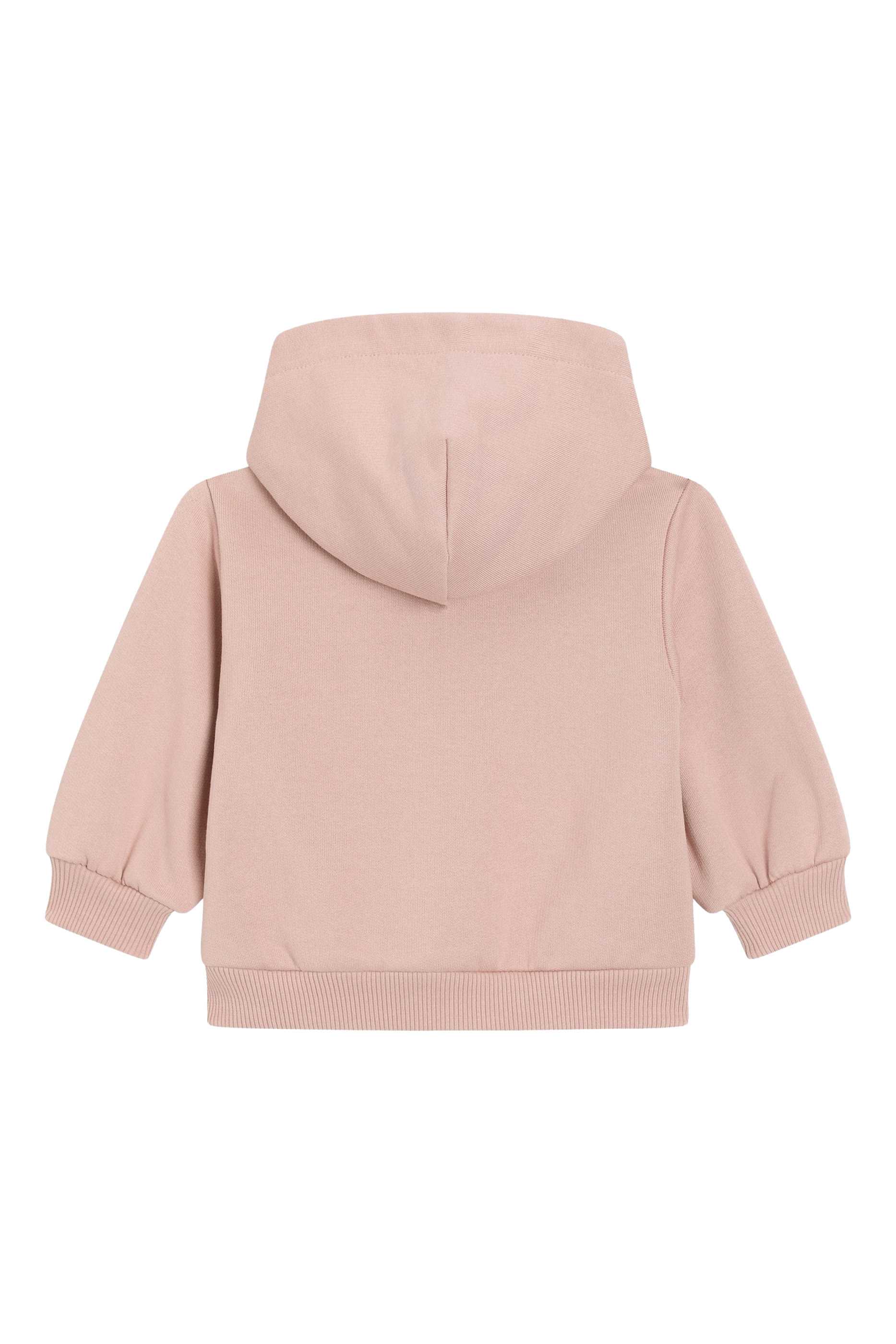 سويت شيرت بغطاء رأس ورقعة بتصميم قلب بنقشة جلد الفهد للأطفال