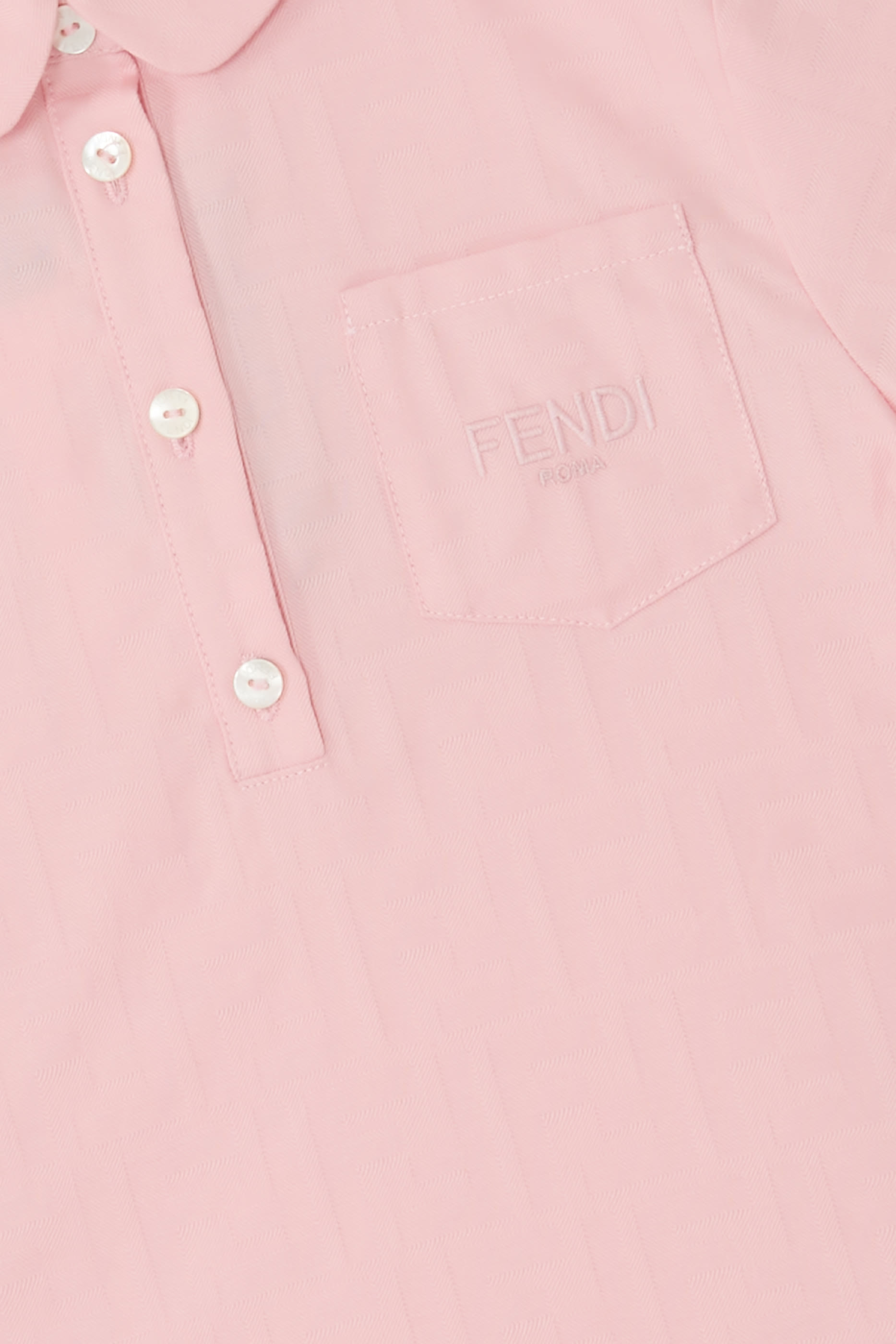 فستان بجيب بشعار الماركة للأطفال