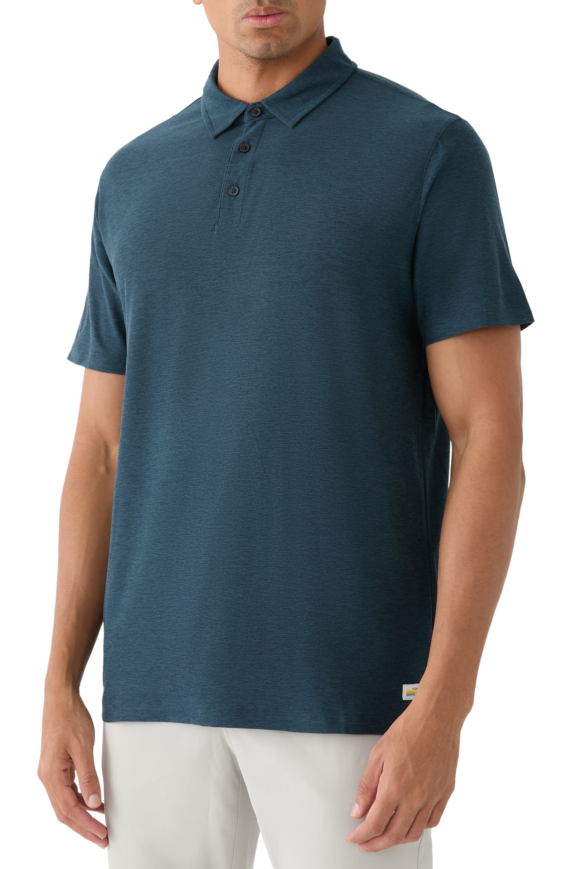 قميص بولو ستراتو قماش معالج