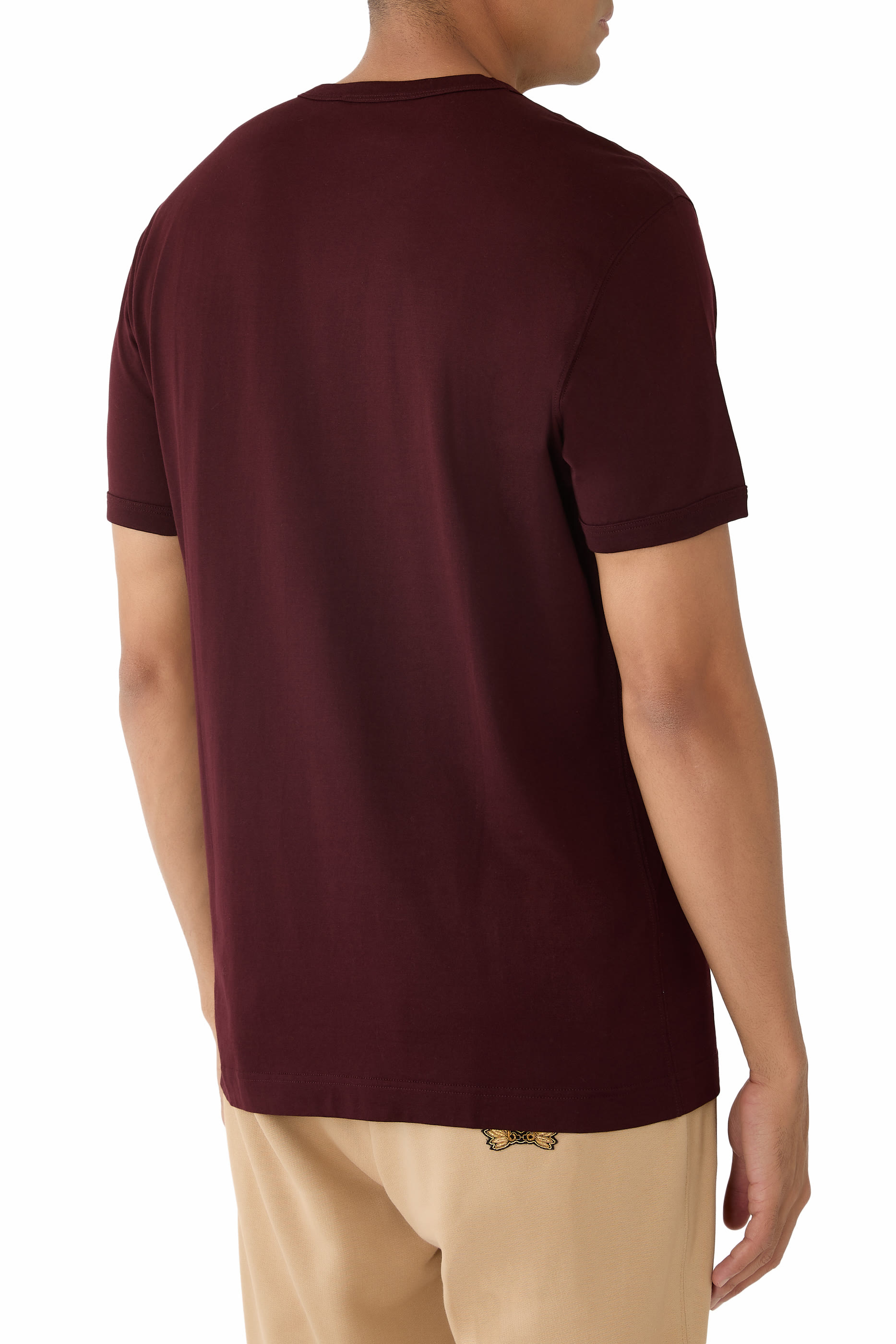 تيشيرت برقعة شعار الماركة قطن