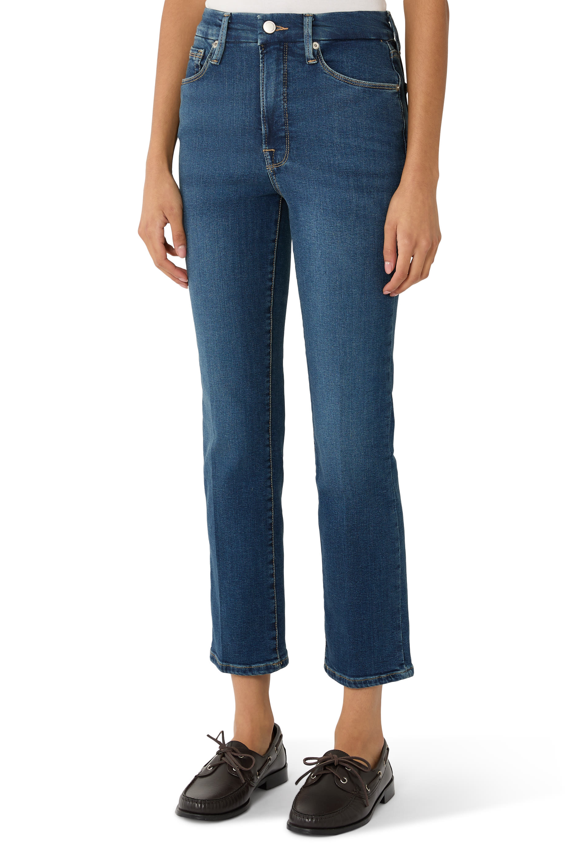 بنطال جينز غود ليجز بقصة ساق مستقيمة