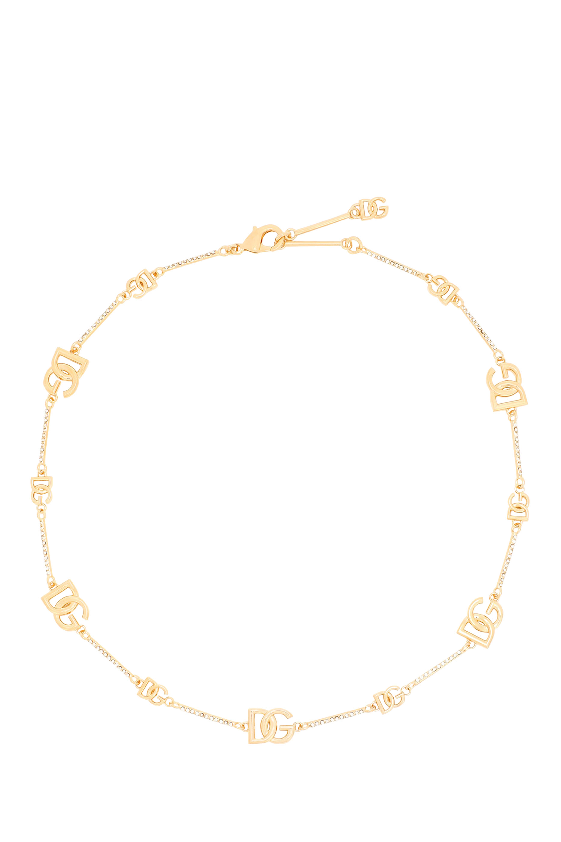 قلادة قصيرة بشعارات الماركة