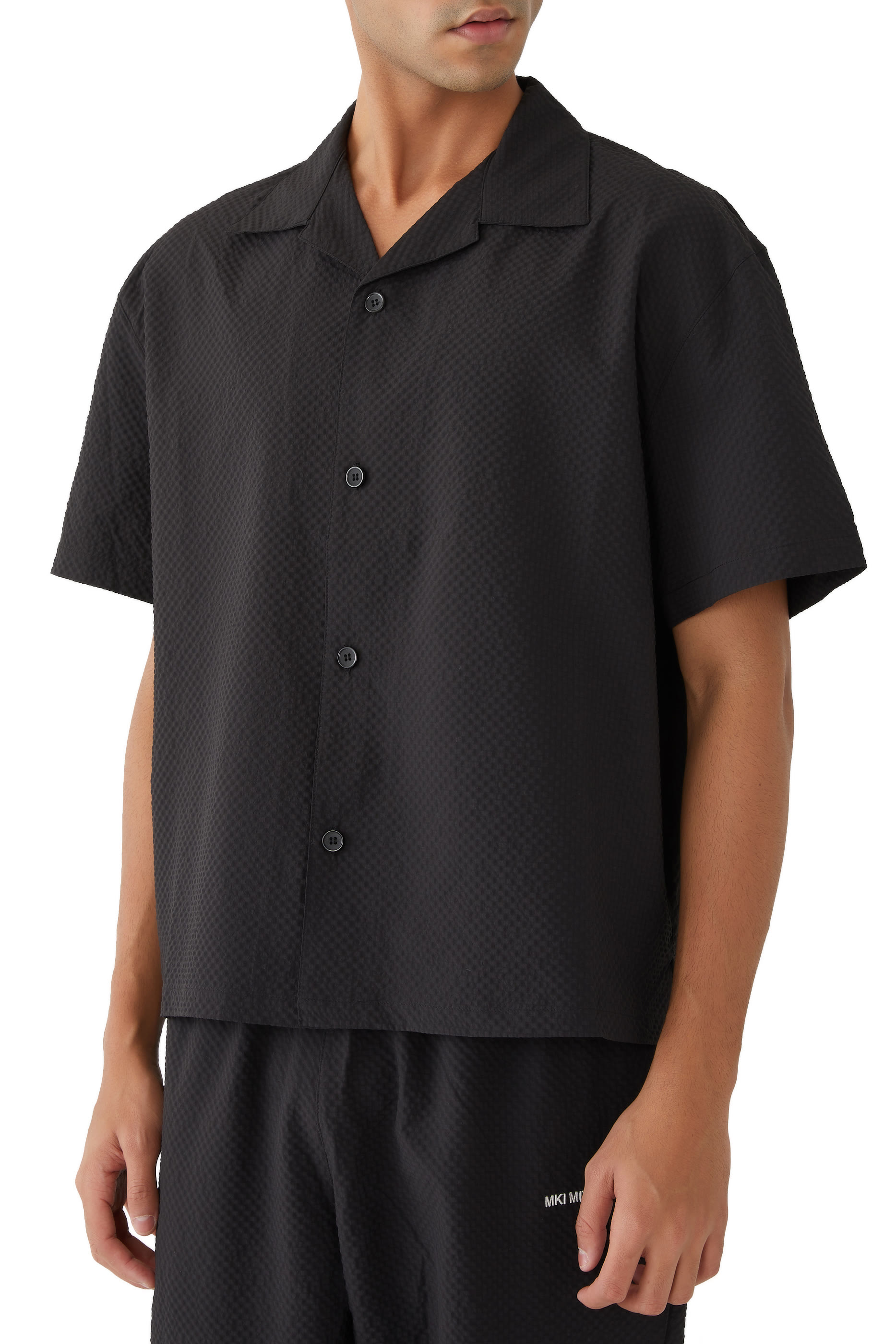 قميص فاكيشن قماش سيرساكر