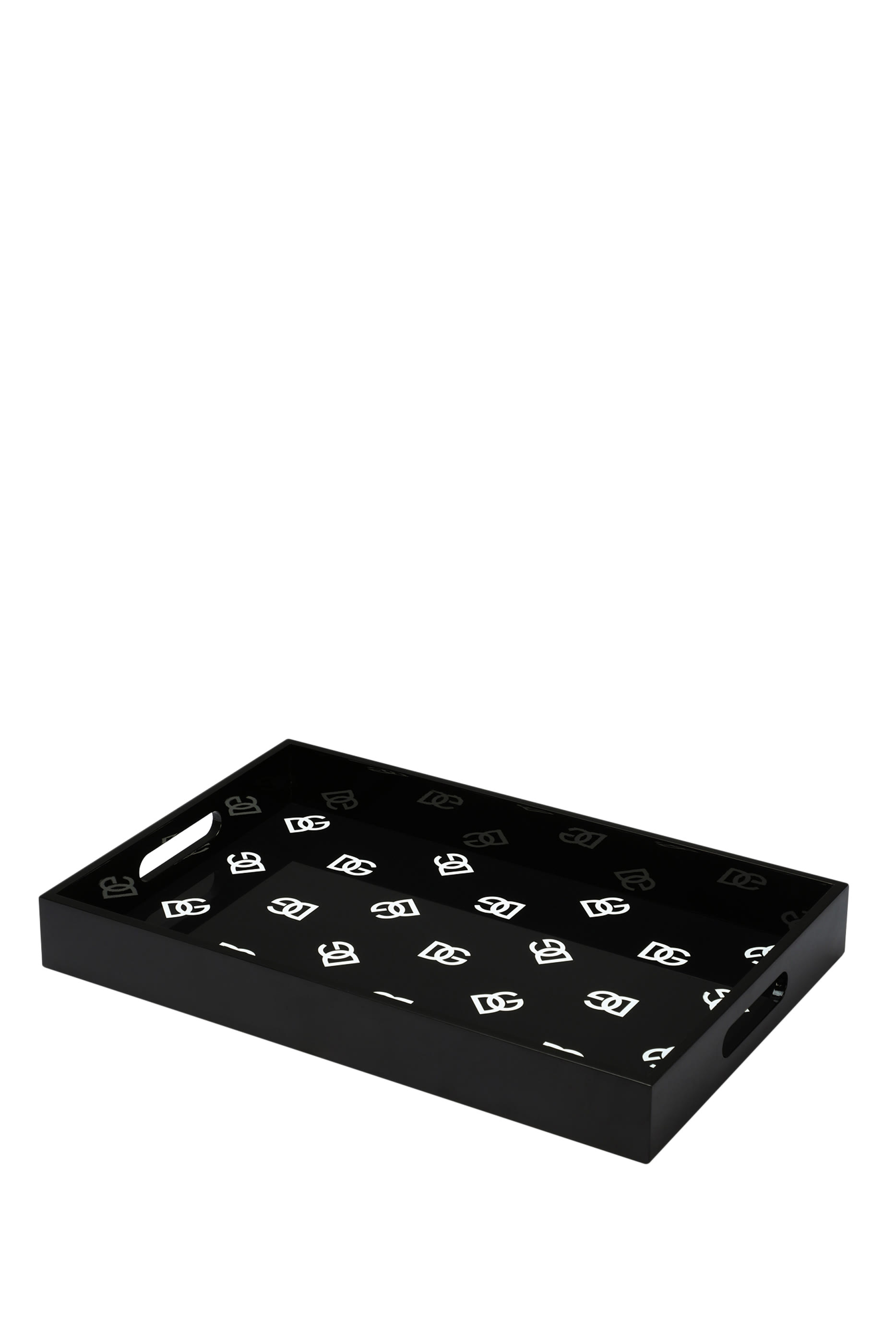 صينية خشبية بطبعات شعار الماركة