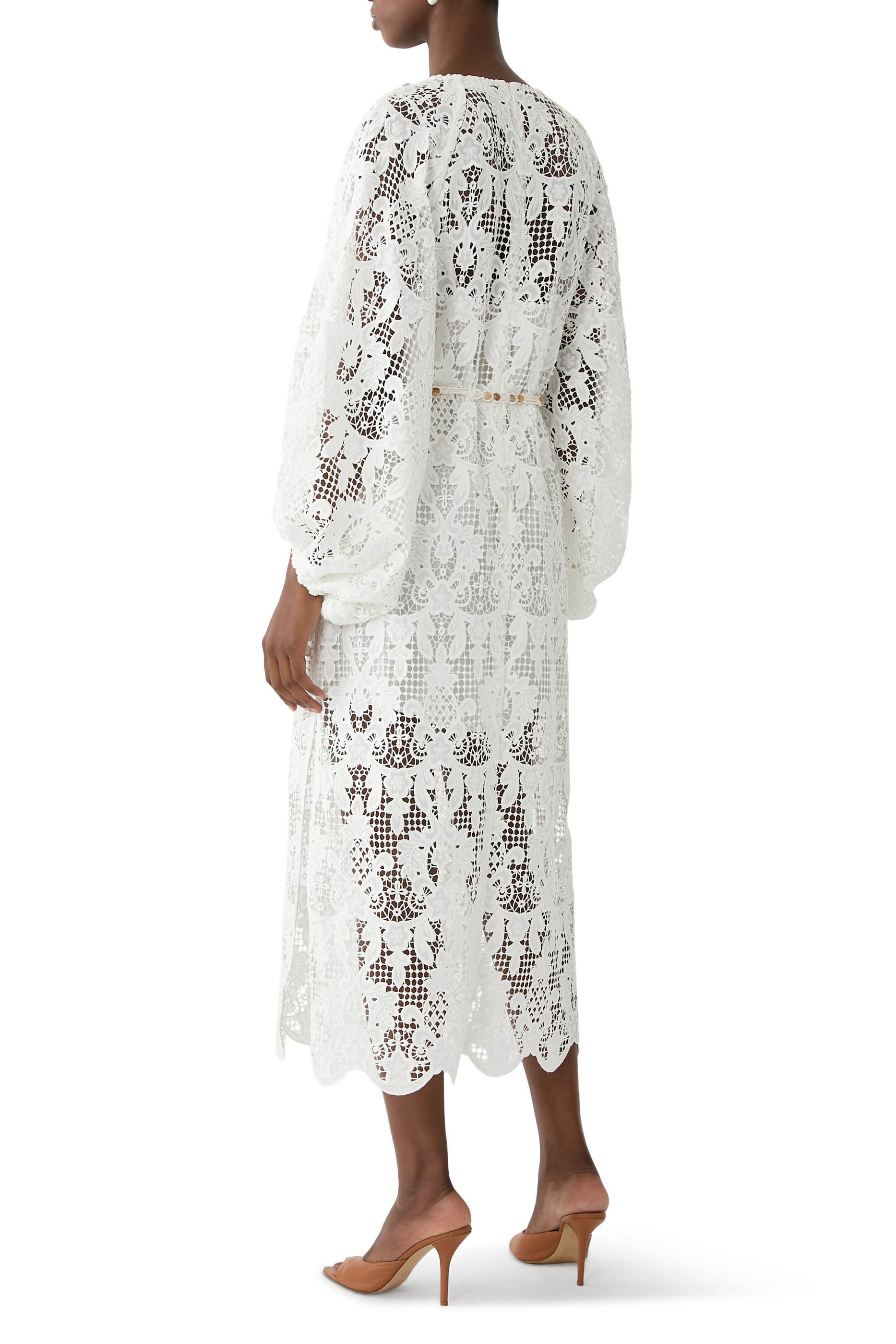 فستان كوكو متوسط الطول دانتيل