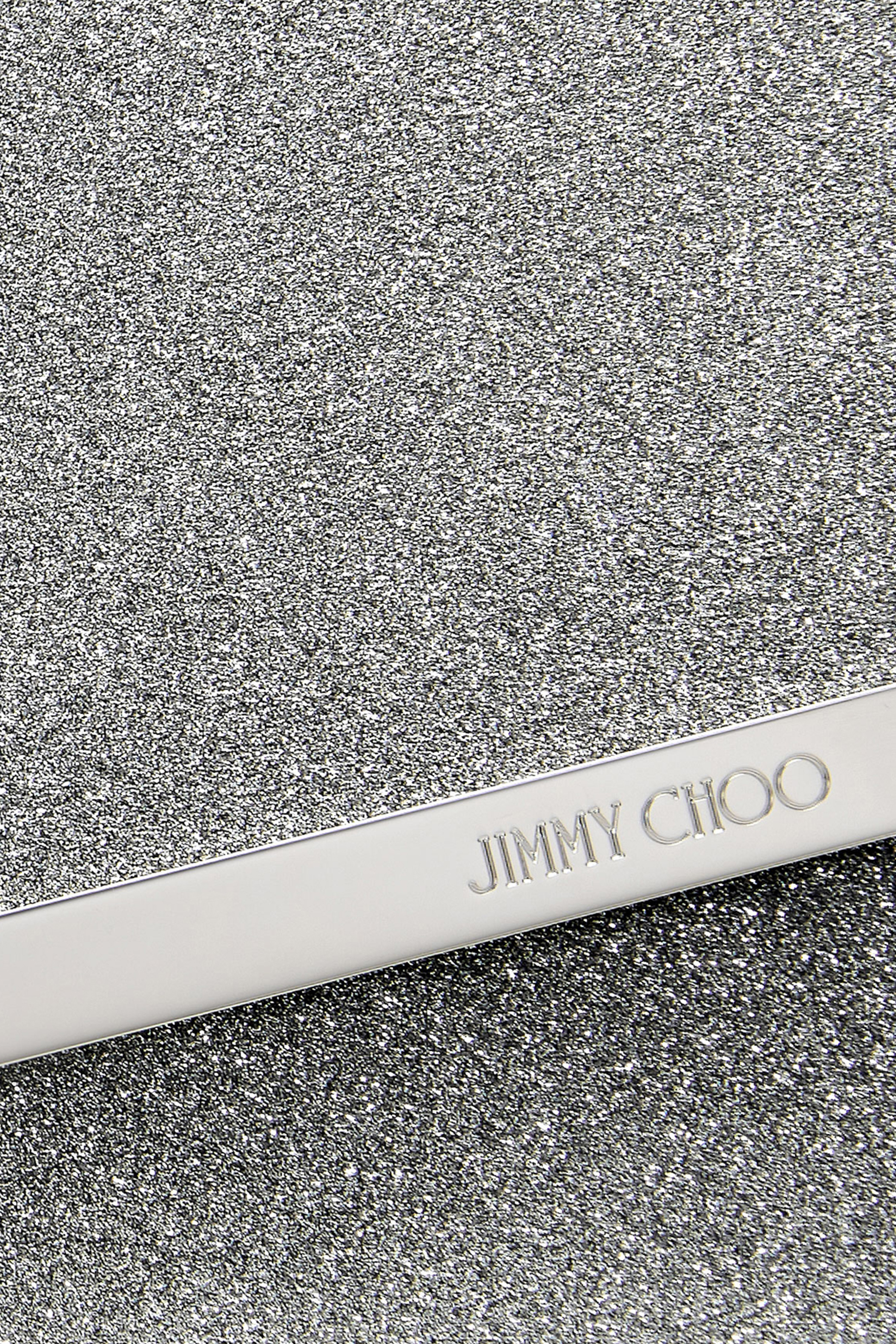 كلاتش إيمي متوسط الحجم جلد مزين بغليتر ناعم