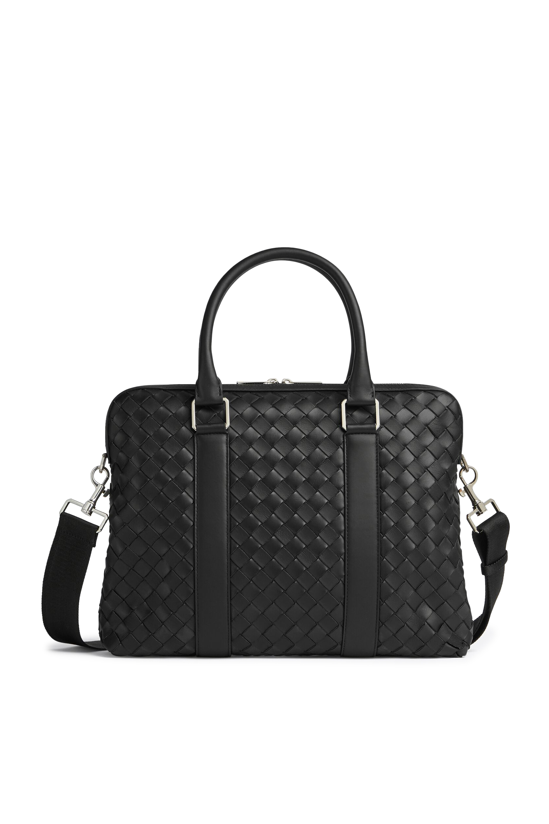 	Slim Intrecciato Briefcase