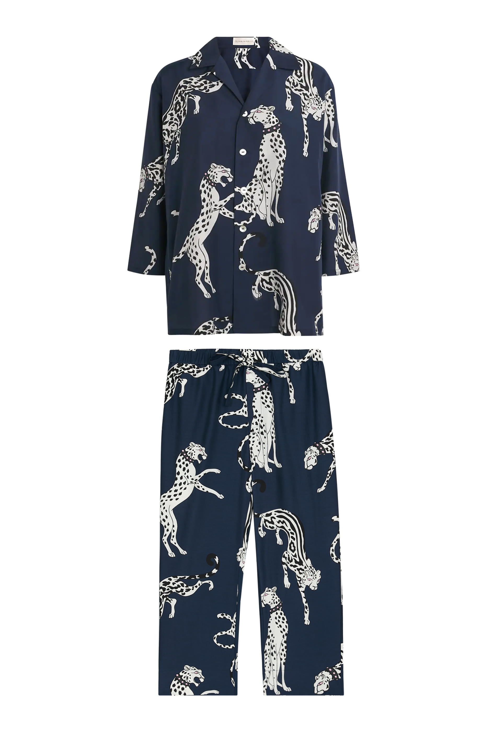 طقم بيجاما كازابلانكا زيغفيلد بنقشة جلد النمر