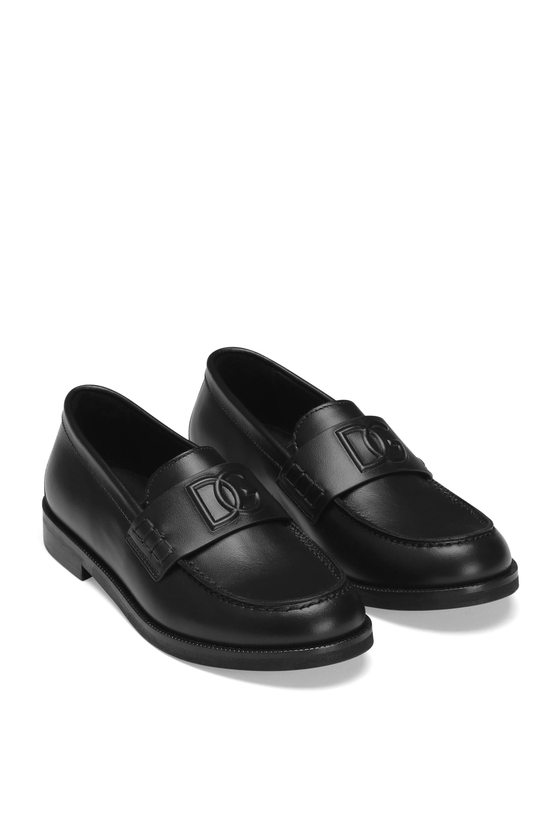 Kids Nappa Calfskin Loafers 