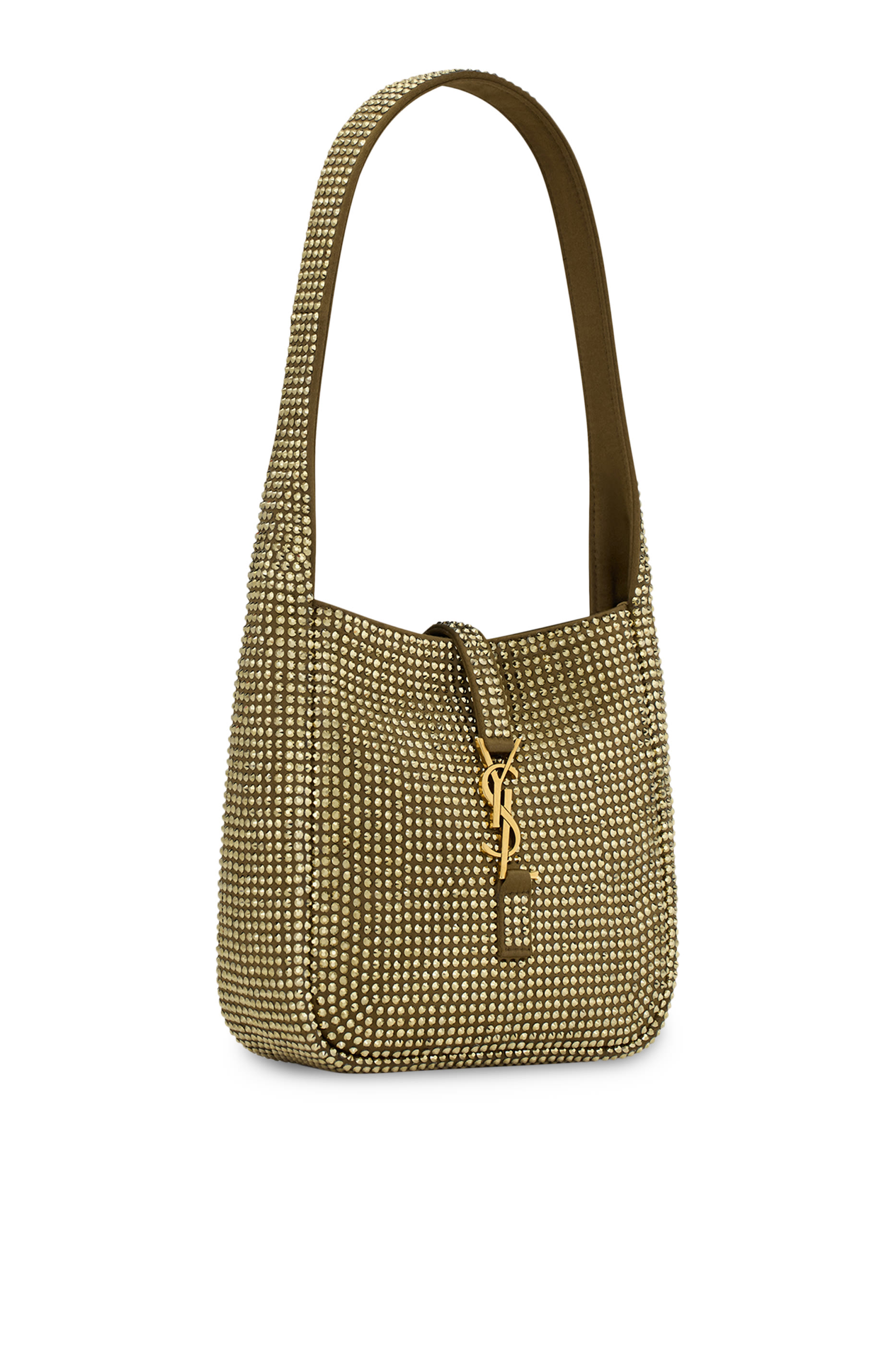 حقيبة بيبي لو 5 آ 7 حرير ساتان لينة مرصعة بكريستال