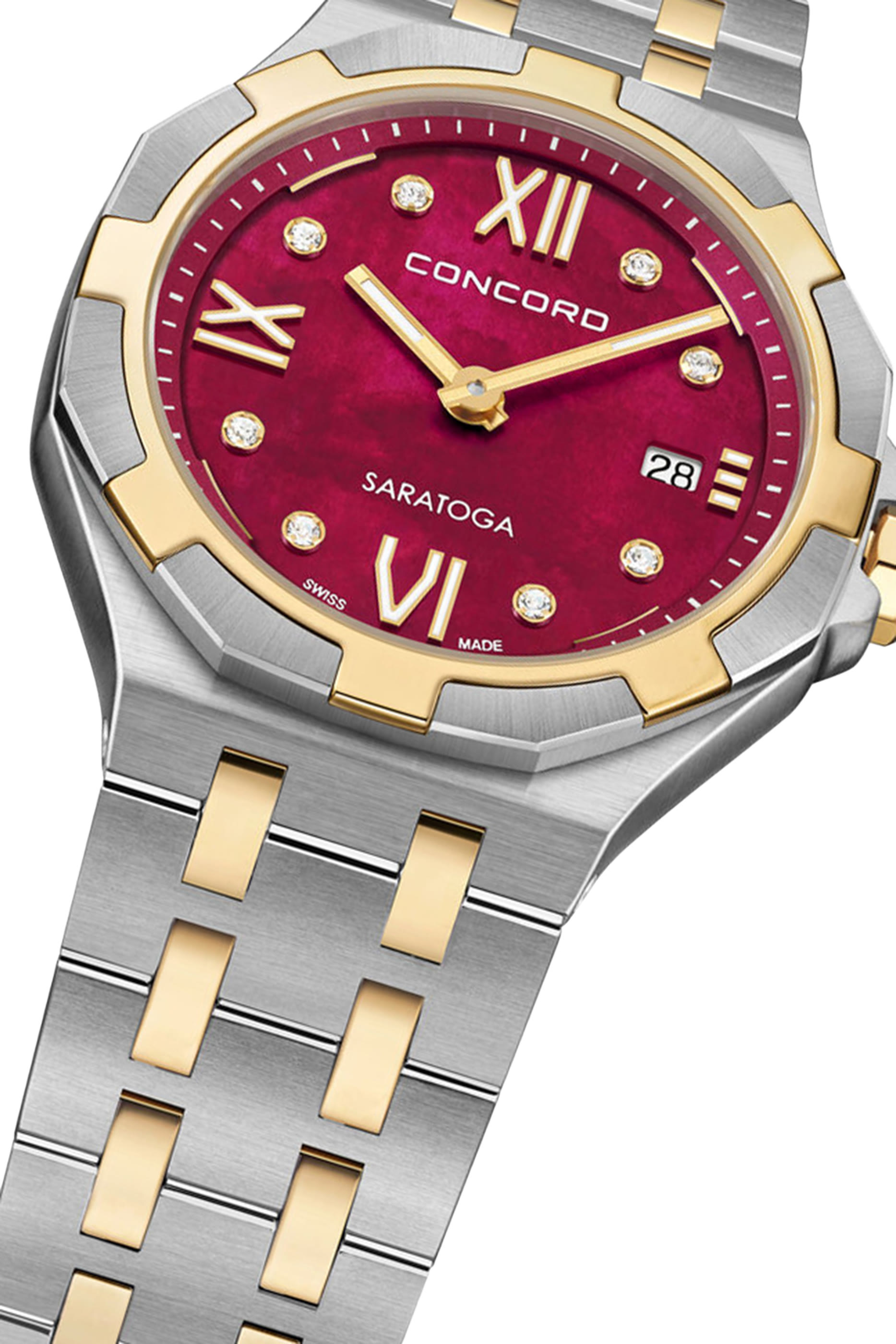 ساعة ساراتوجا ستانلس ستيل