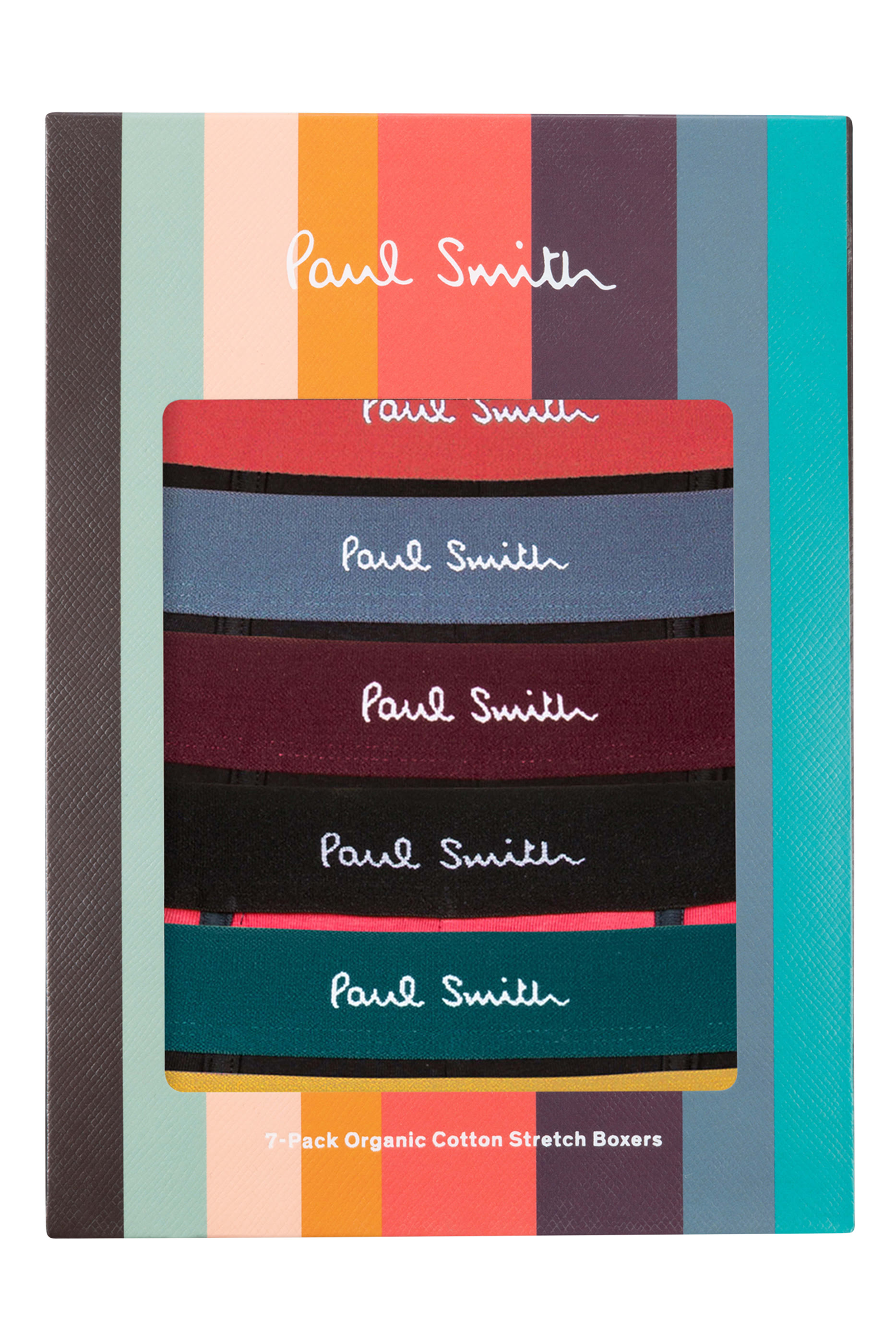 طقم بوكسر أرتيست مختلط مخطط، 7 قطع