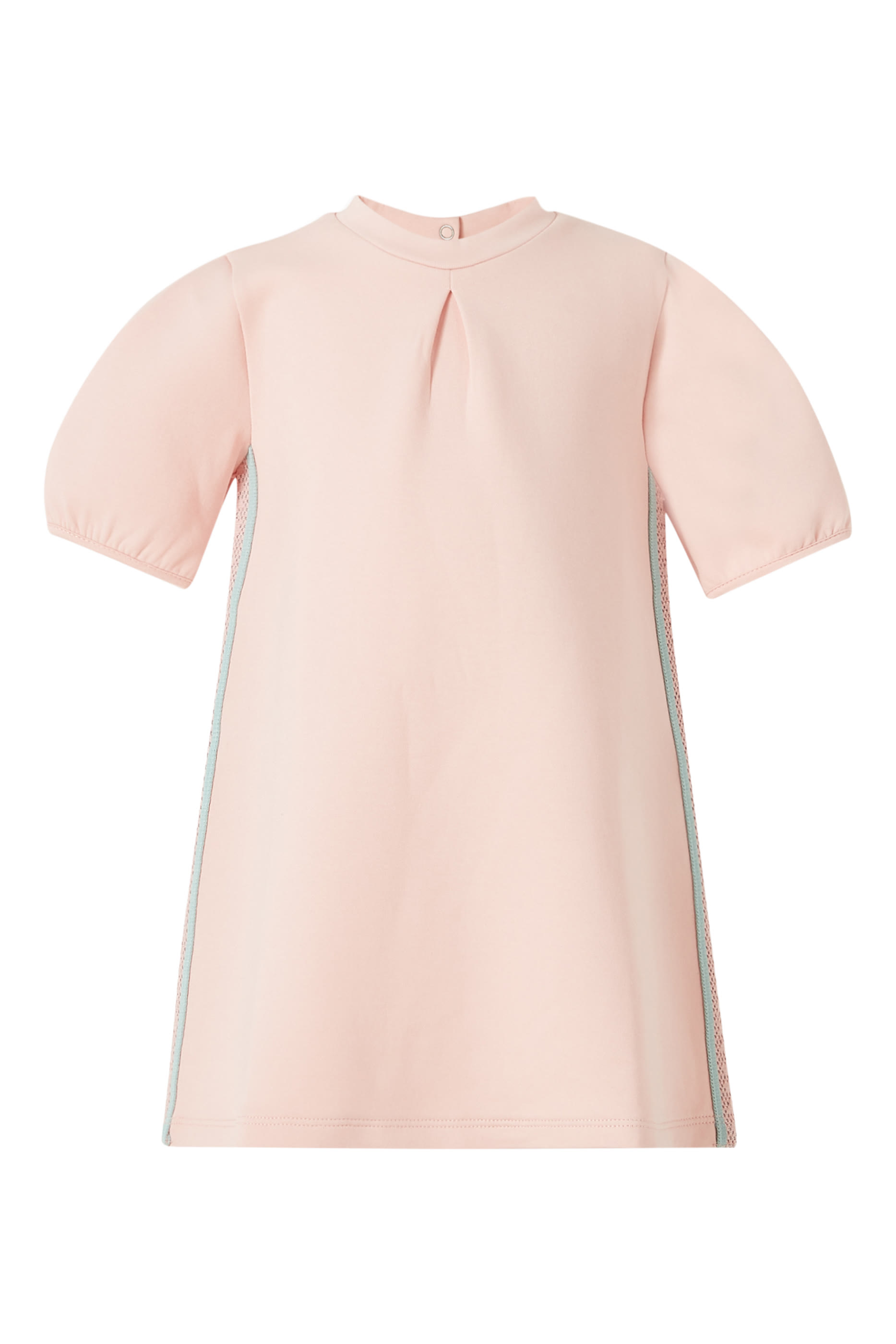 فستان بنقشة شعار الماركة عند الجوانب للأطفال