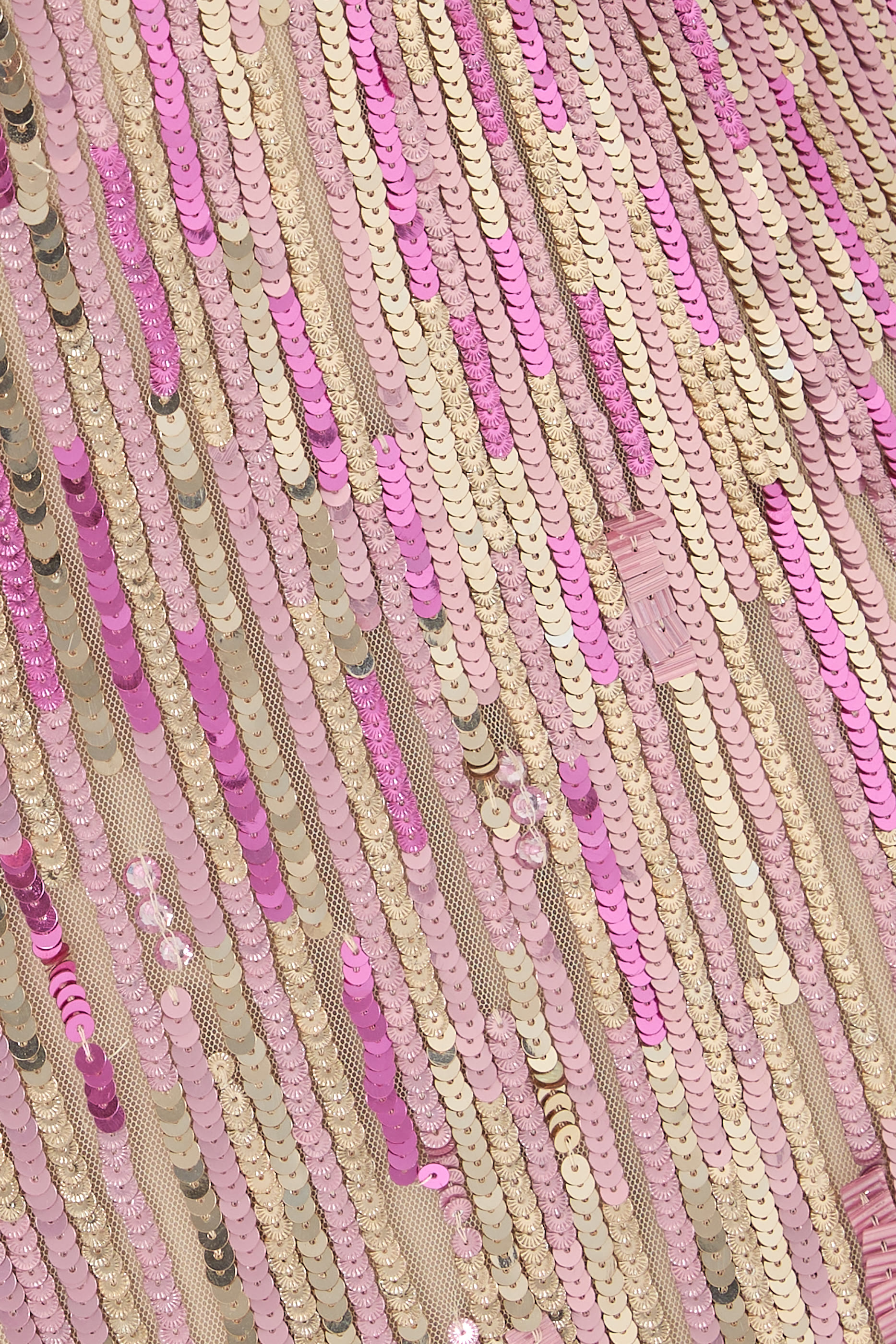 فستان مارني طويل مزين بترتر