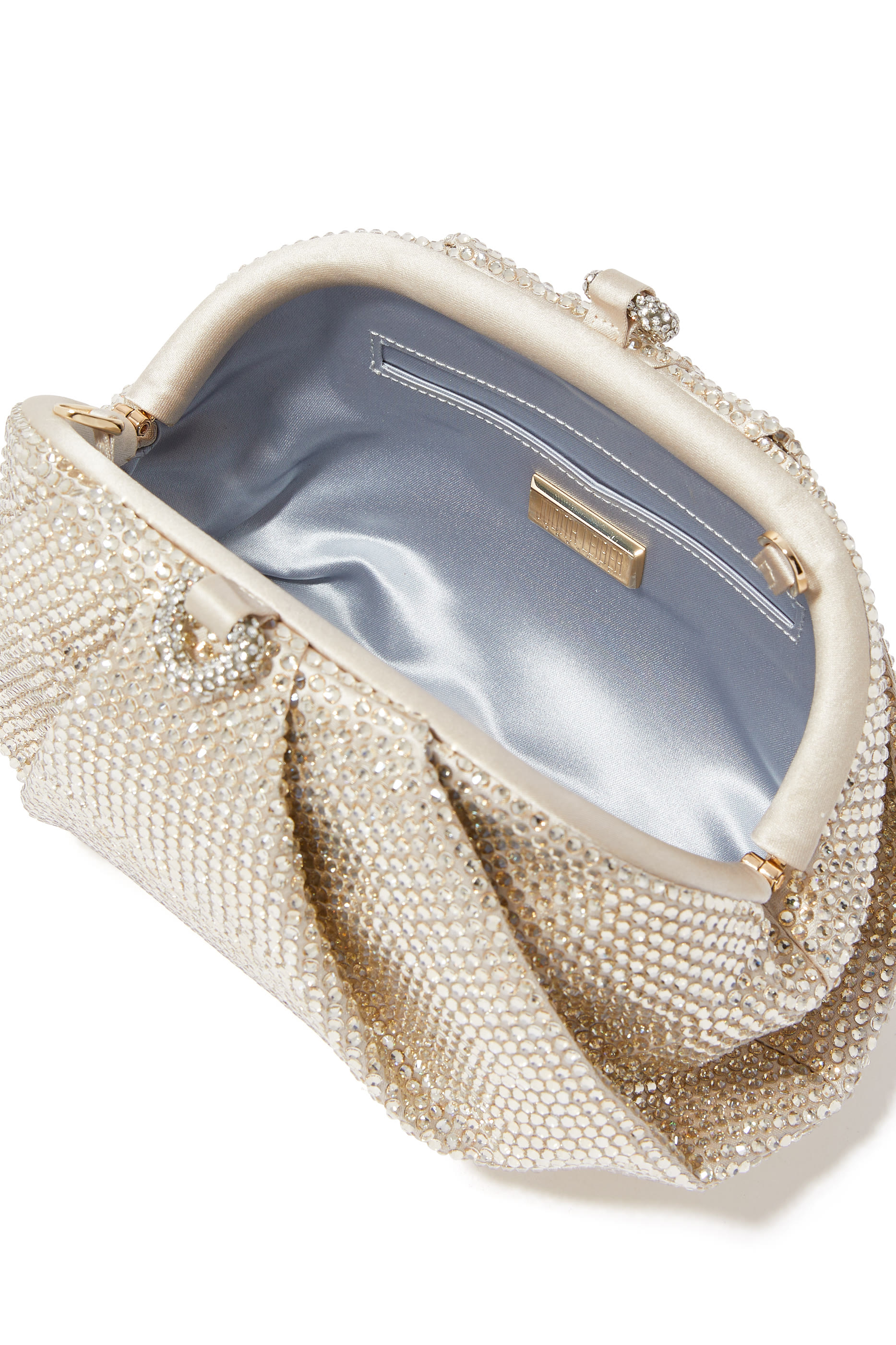 حقيبة صغيرة بروسيكو جيما مرصعة بالكريستال