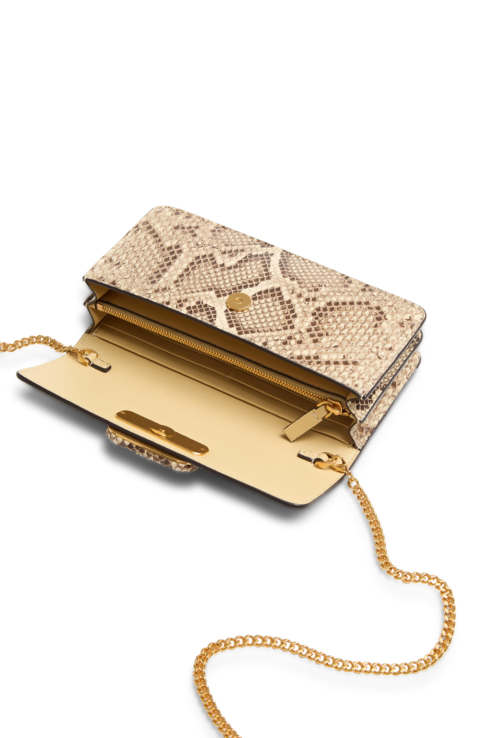 محفظة بسلسلة وشعار الماركة