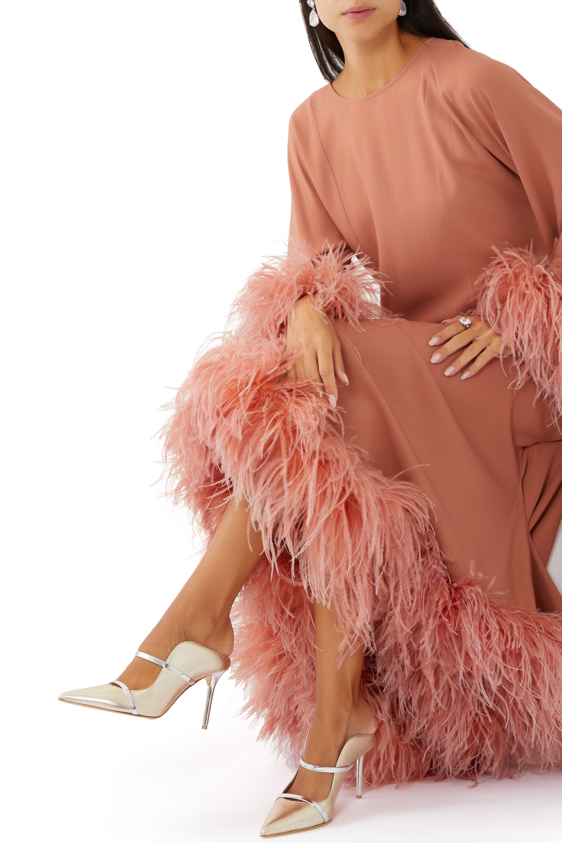 حذاء مورين مفتوح من الخلف 85 جلد لامع