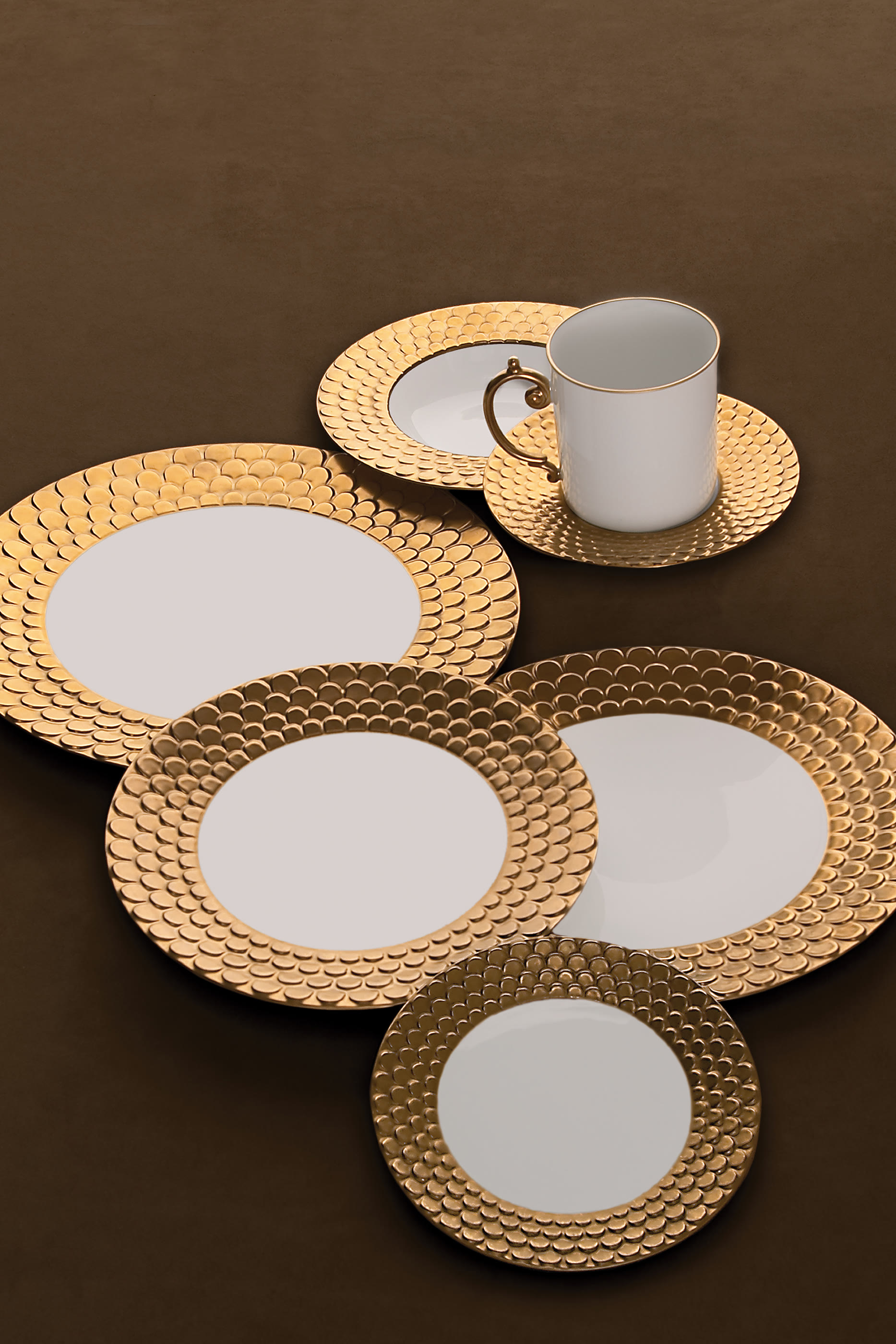 طقم فنجان إسبريسو وطبق ايجه، قطعتان