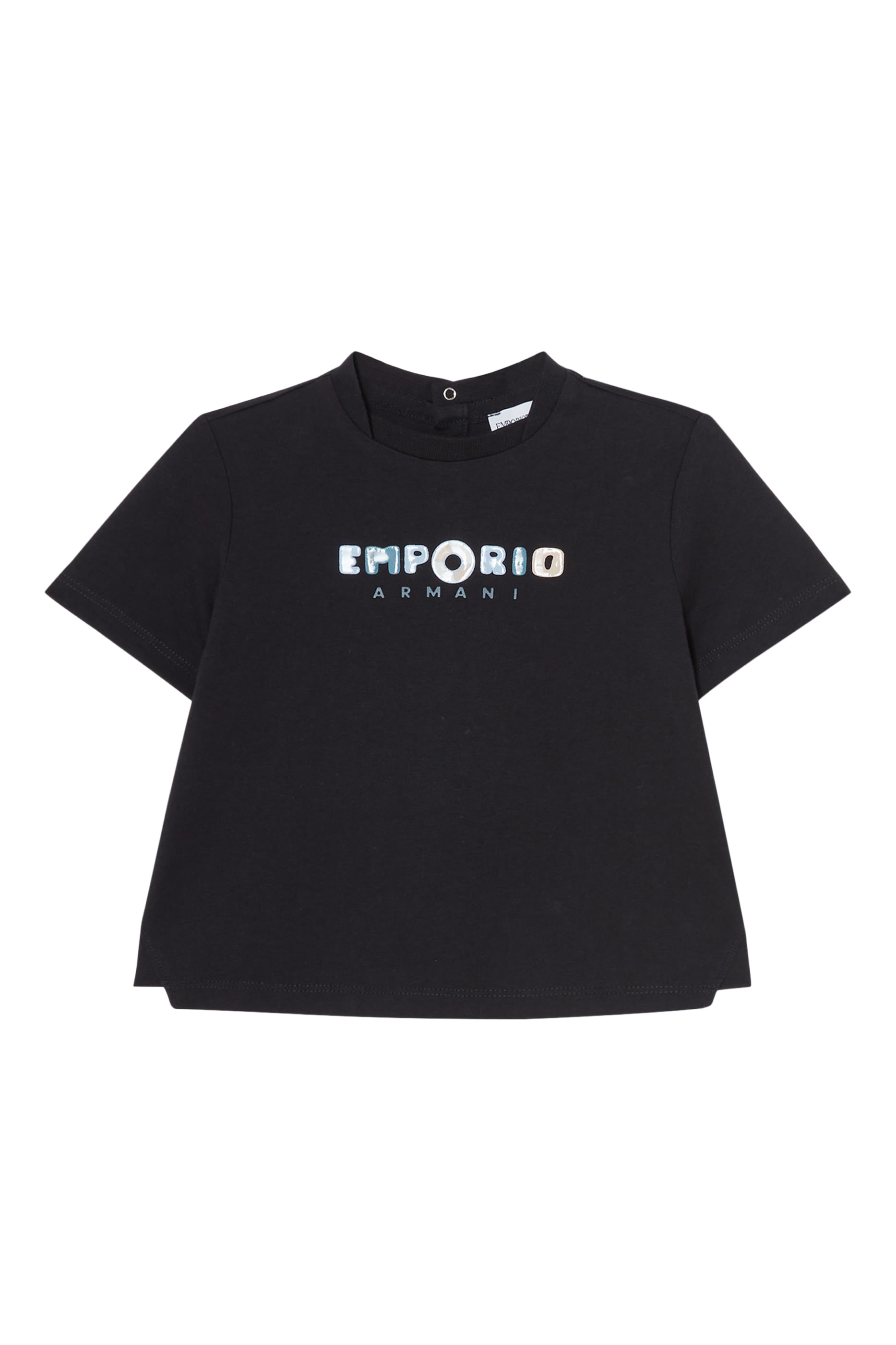 تيشيرت بشعار الماركة للأطفال